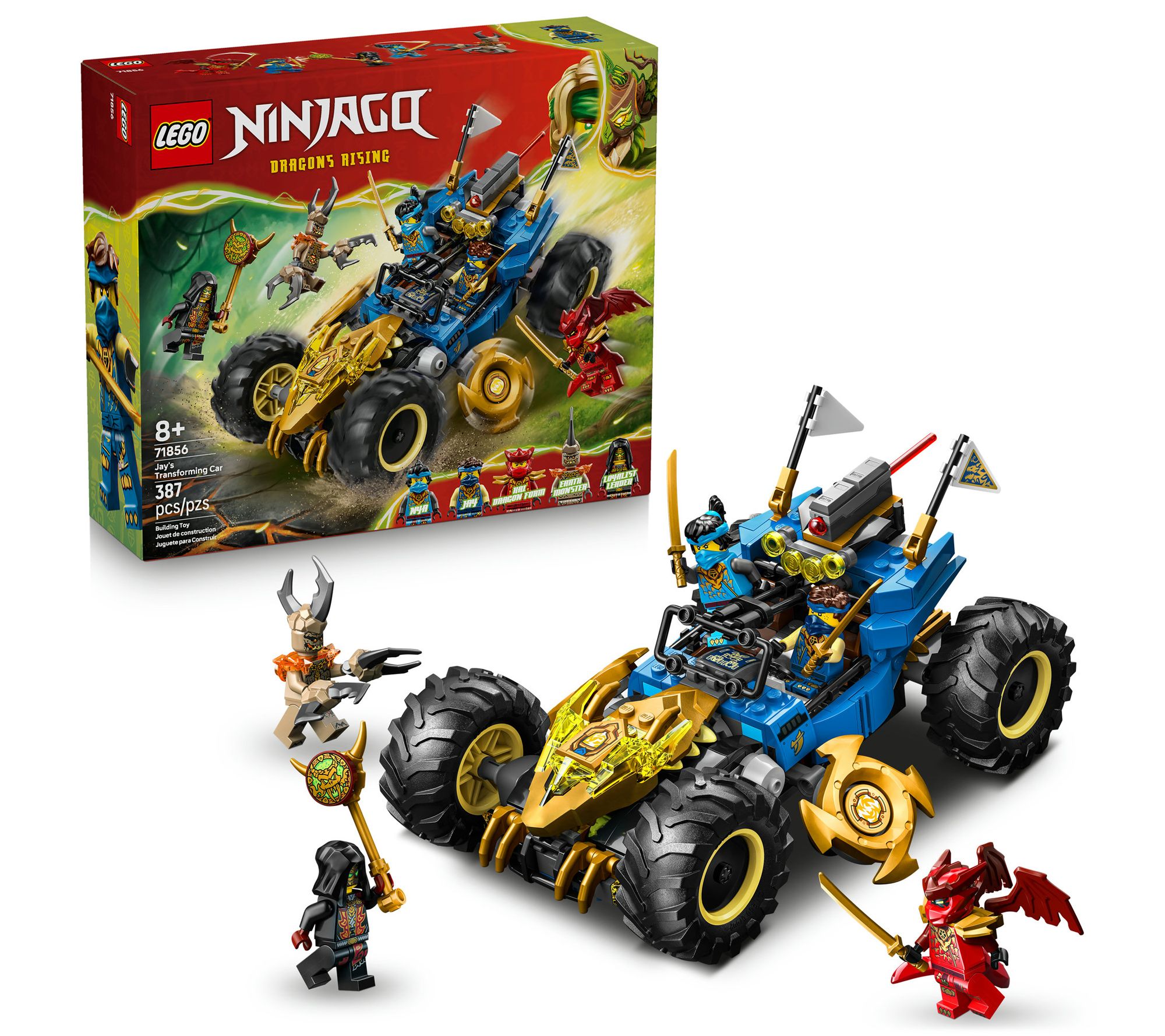 LEGO NINJAGO Jay's Transforming Car Racing Toy71856