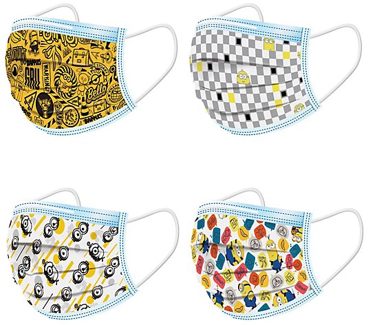 NBC Universal Minions 3-Ply Face Coverings8-Pack