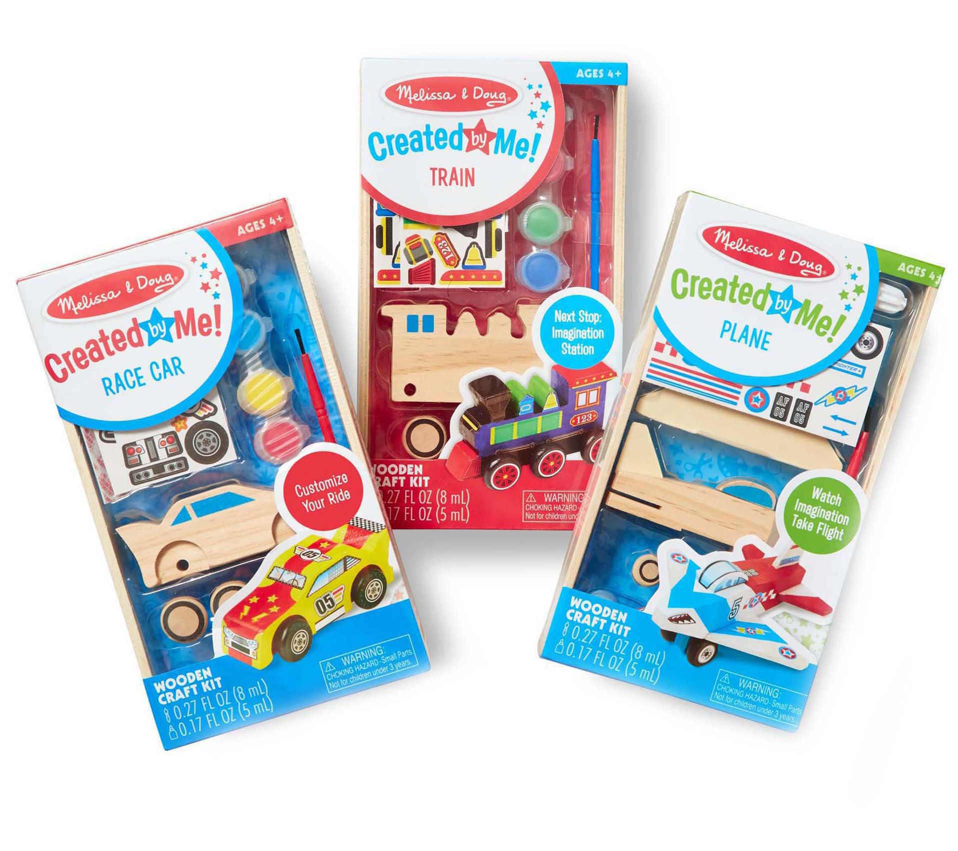 DYO Plane, Train & Race Car Bundle