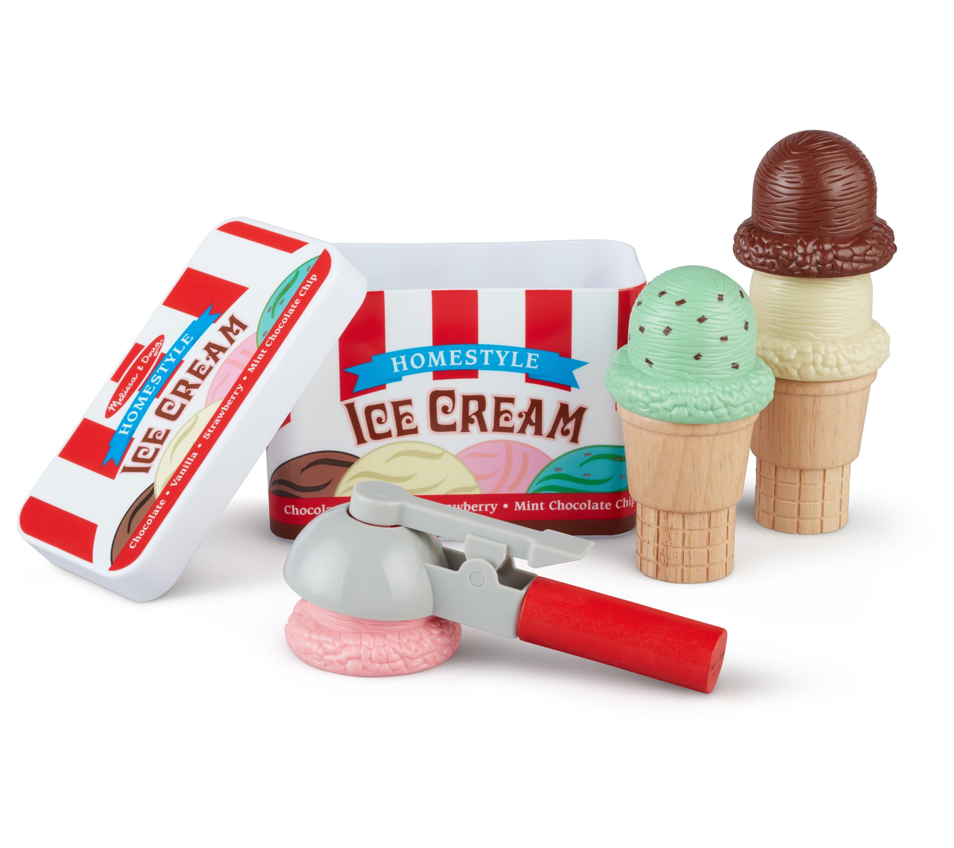 Melissa & Doug Scoop & Stack Ice Cream Cone Playset