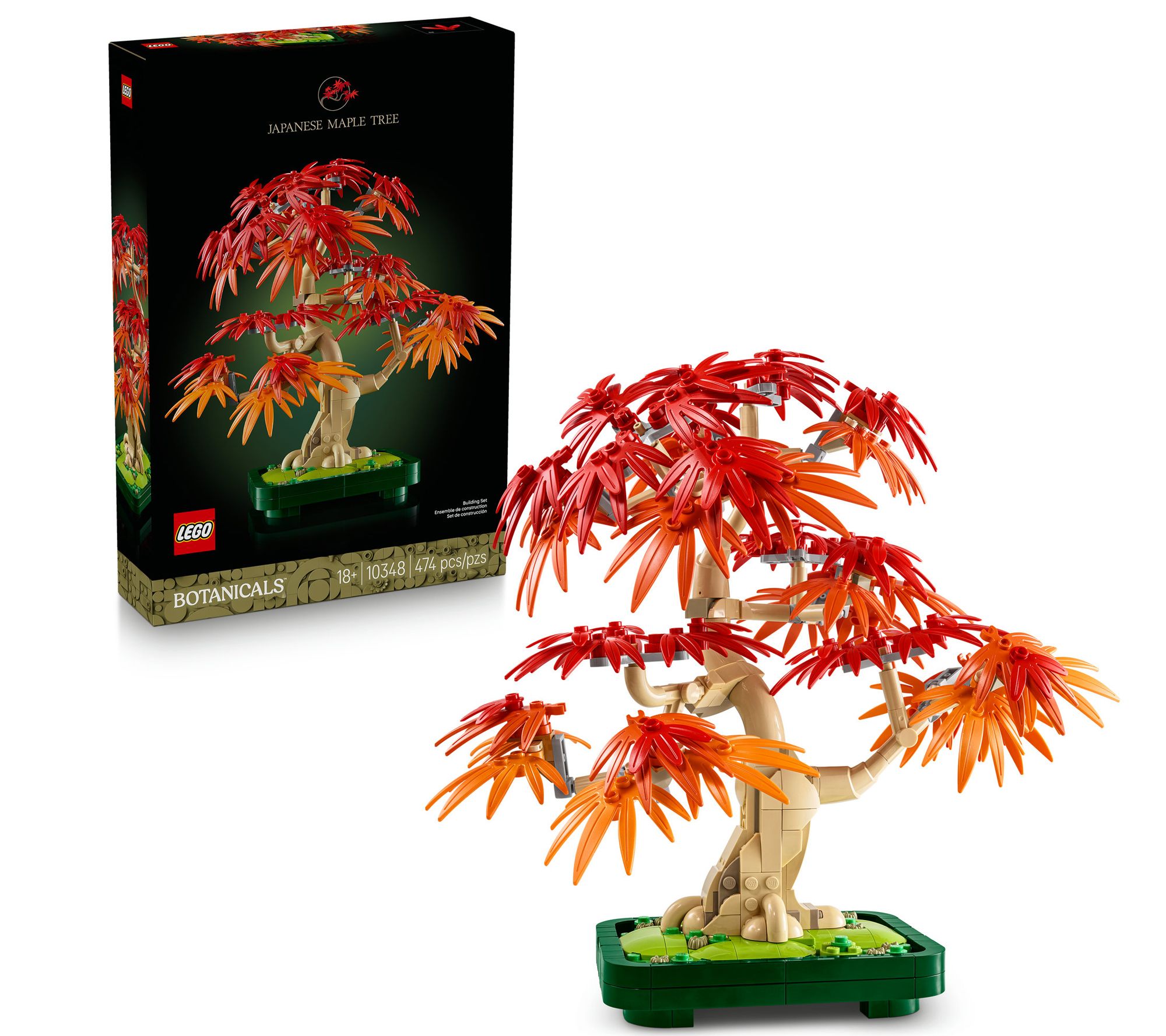 LEGO Botanicals Japanese Red Maple Bonsai TreePlant Decor Bui