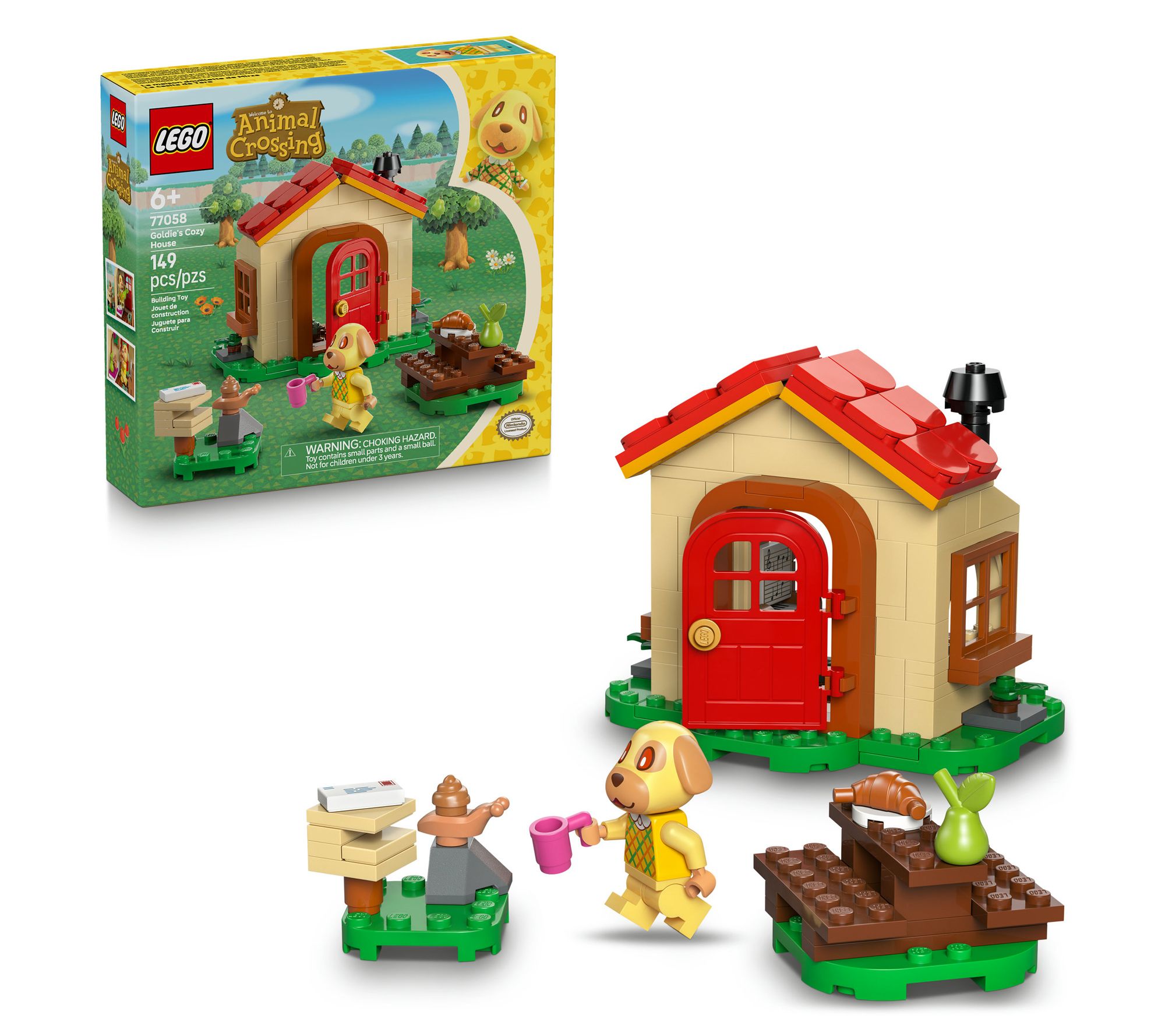  LEGO Animal Crossing Goldie's Cozy House Building Playset 7705