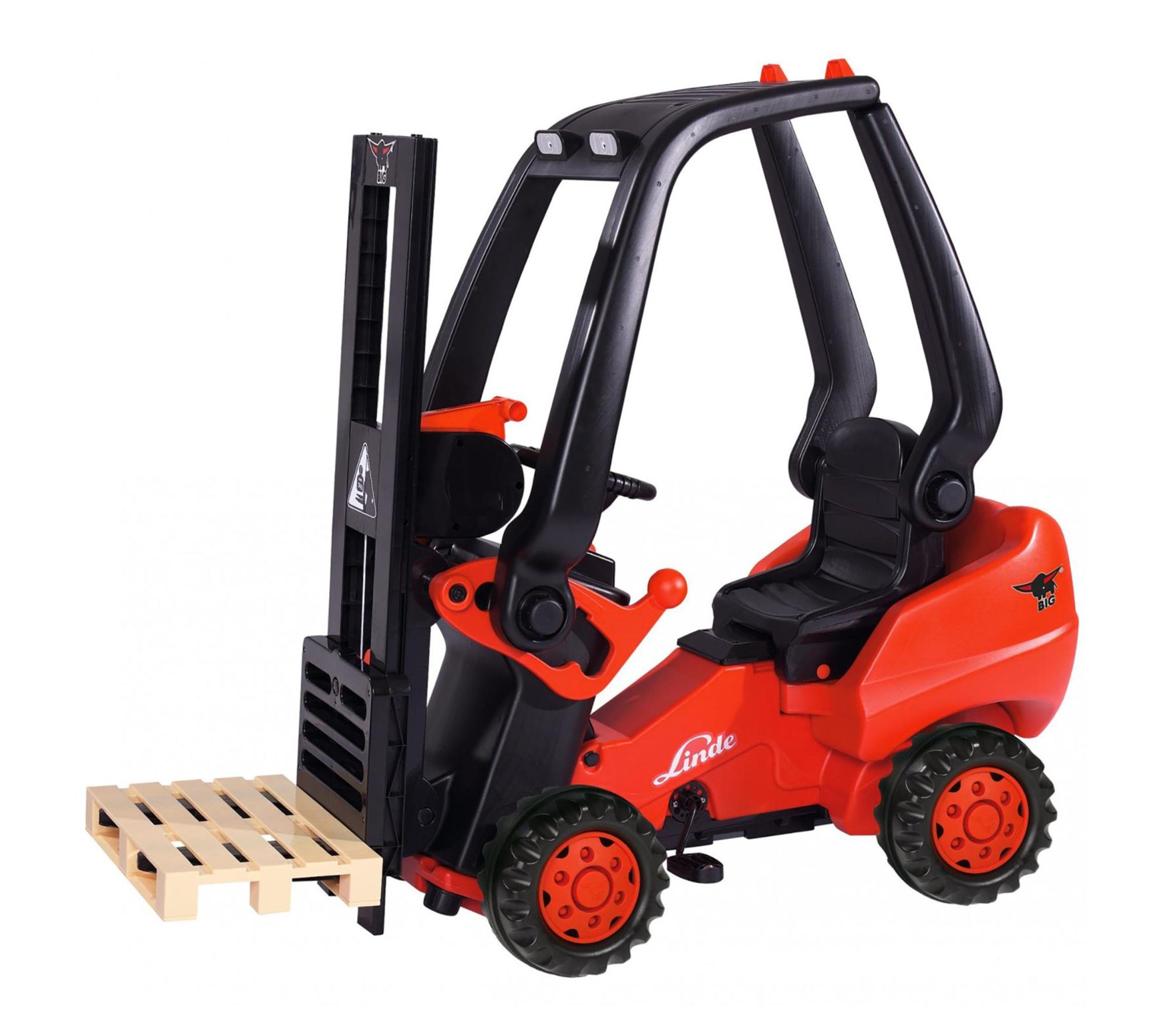 BIG Linde Forklift Pedal Ride On Toy Vehicle