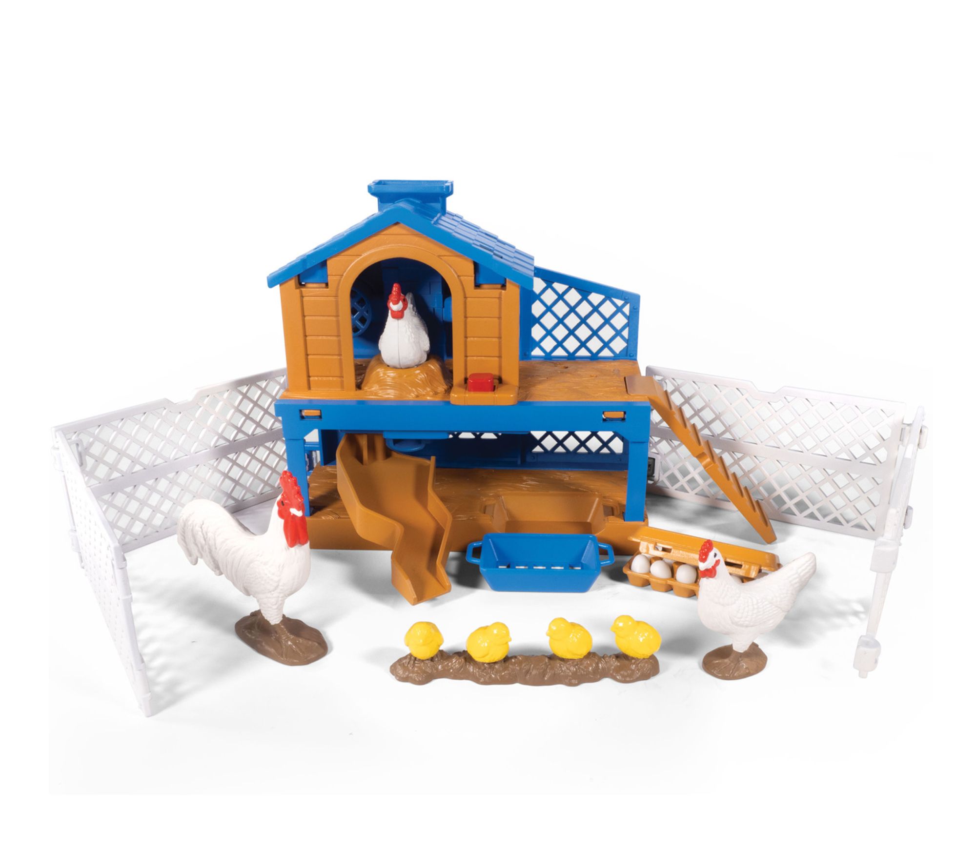 Big Country Toys Chicken Coop Adventure 11 Piece Farm Playset