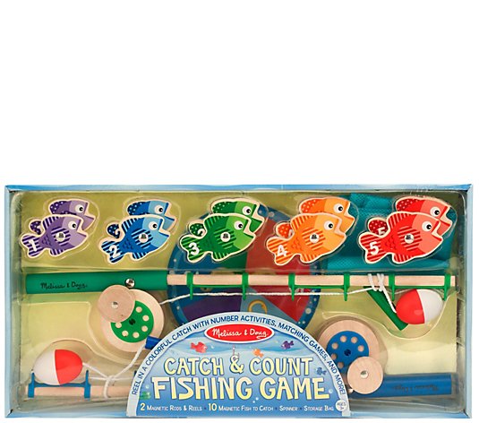 NEW Melissa /& Doug Catch /& Count Fishing Game Fun Game For Kids FREE SHIPPING