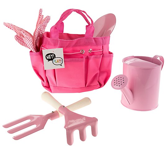 Hey! Play! Kids' Garden Tool Set with Canvas Tote