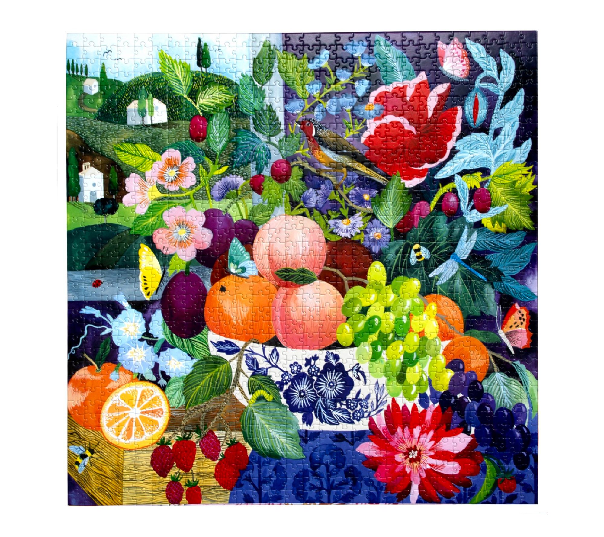 eeBoo Piece & Love Stone Fruit Still Life, 1000Piece Puzzle