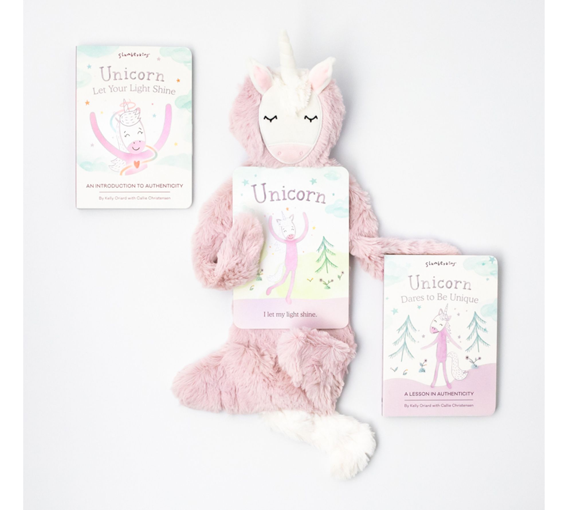 Slumberkins Unicorn for Being Yourself SnugglerSet