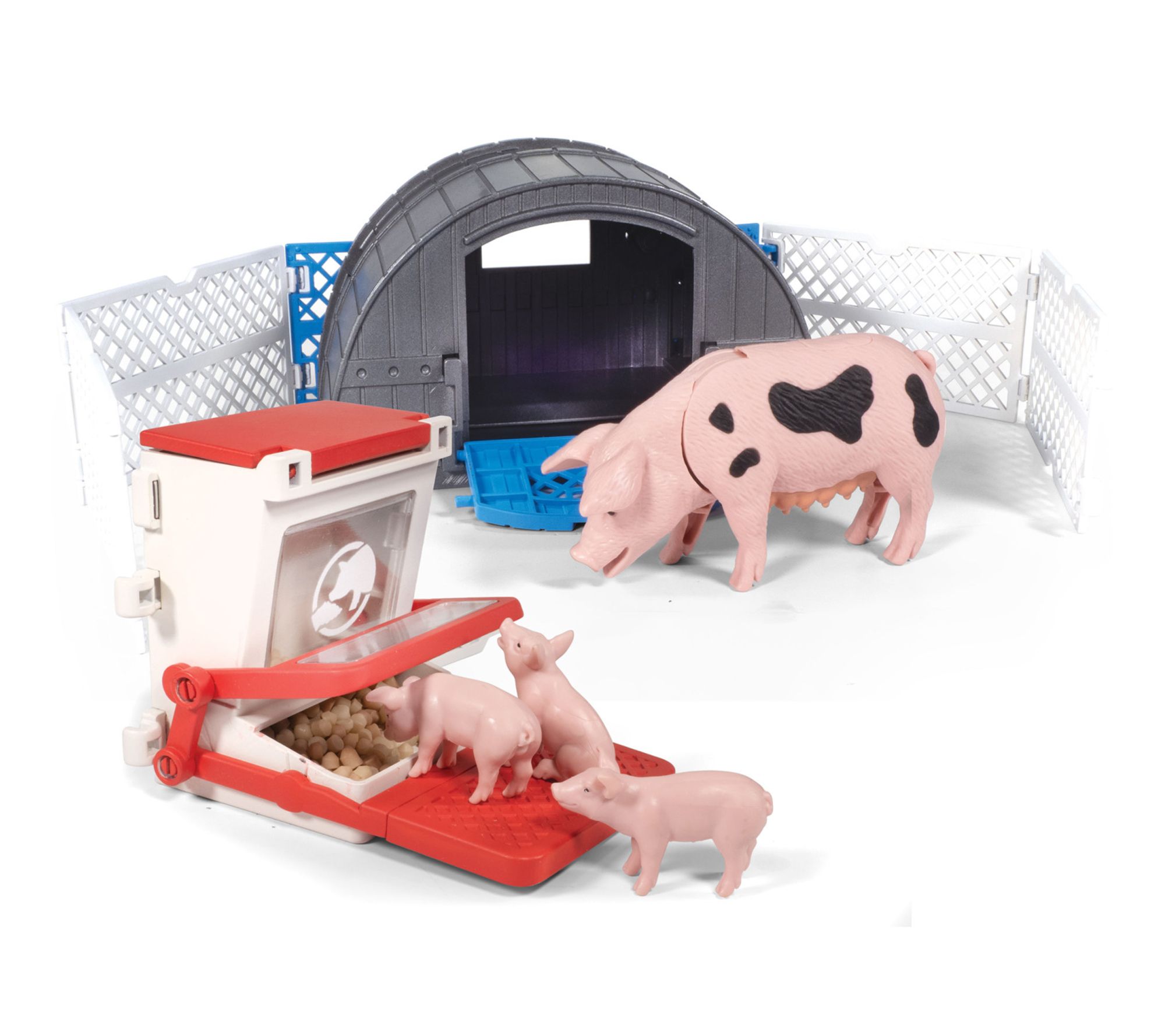 Big Country Toys Pig Hut Adventure 10 Piece Farm Playset