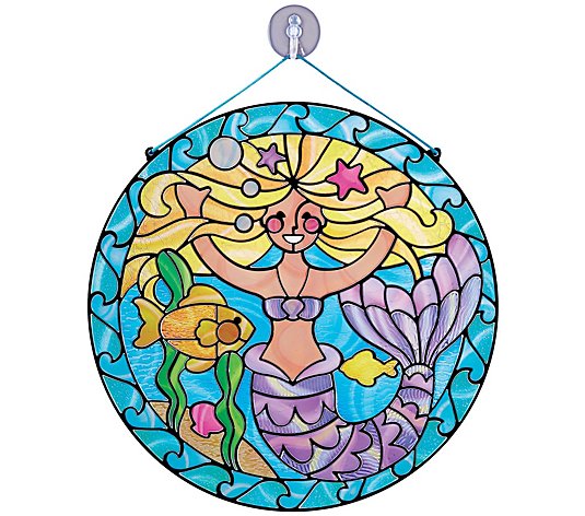 Melissa & Doug Mermaid Stained Glass Made Easy