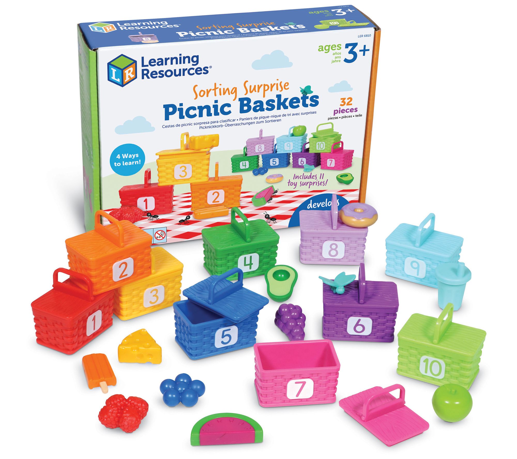 Learning Resources Sorting Picnic Baskets Activ ity Set 
