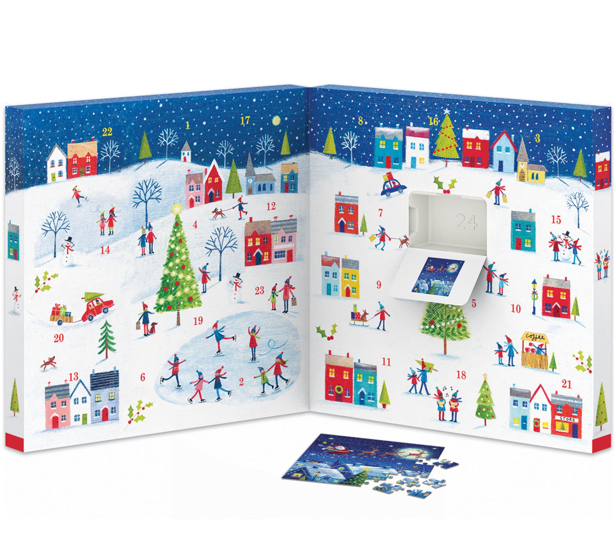 Eurographics Puzzle Advent Calendar- 24 Daily Jigsaws