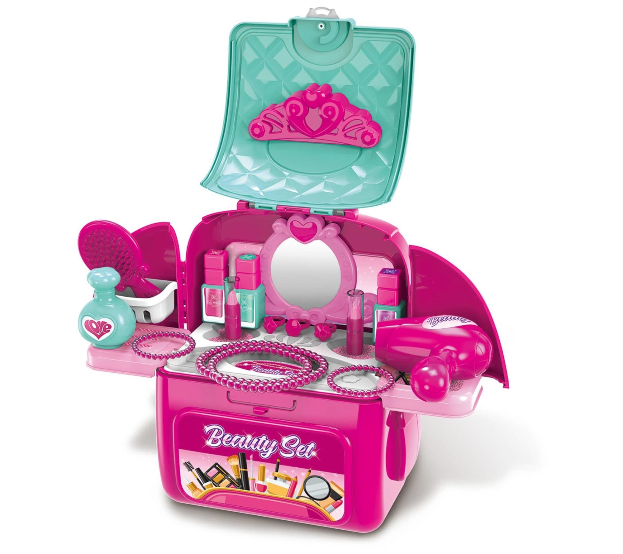 Kid Galaxy On-the-Go Backpack Pretend Play Vanity