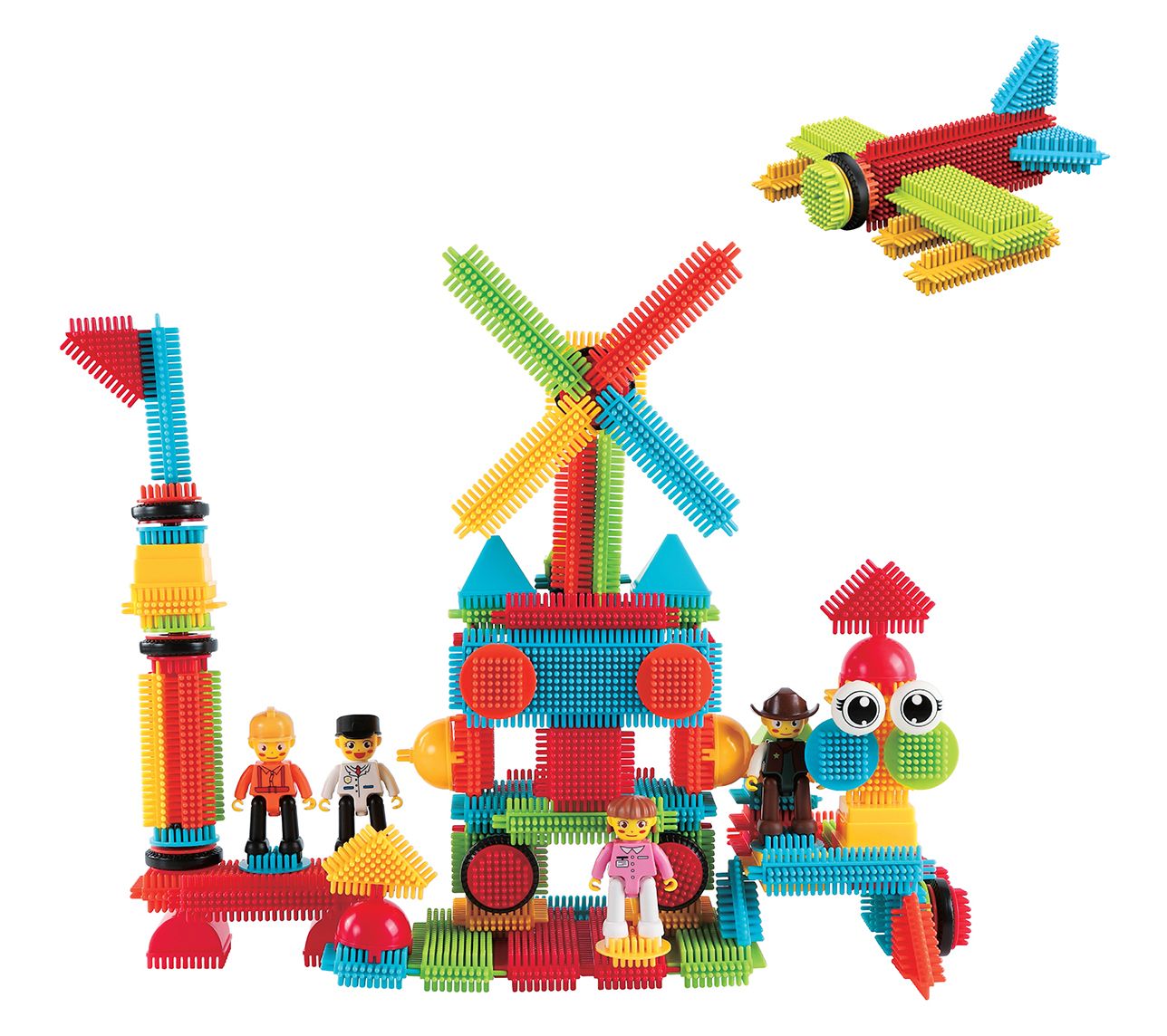 PicassoTiles 116pc Hedgehog Building Block Building Set