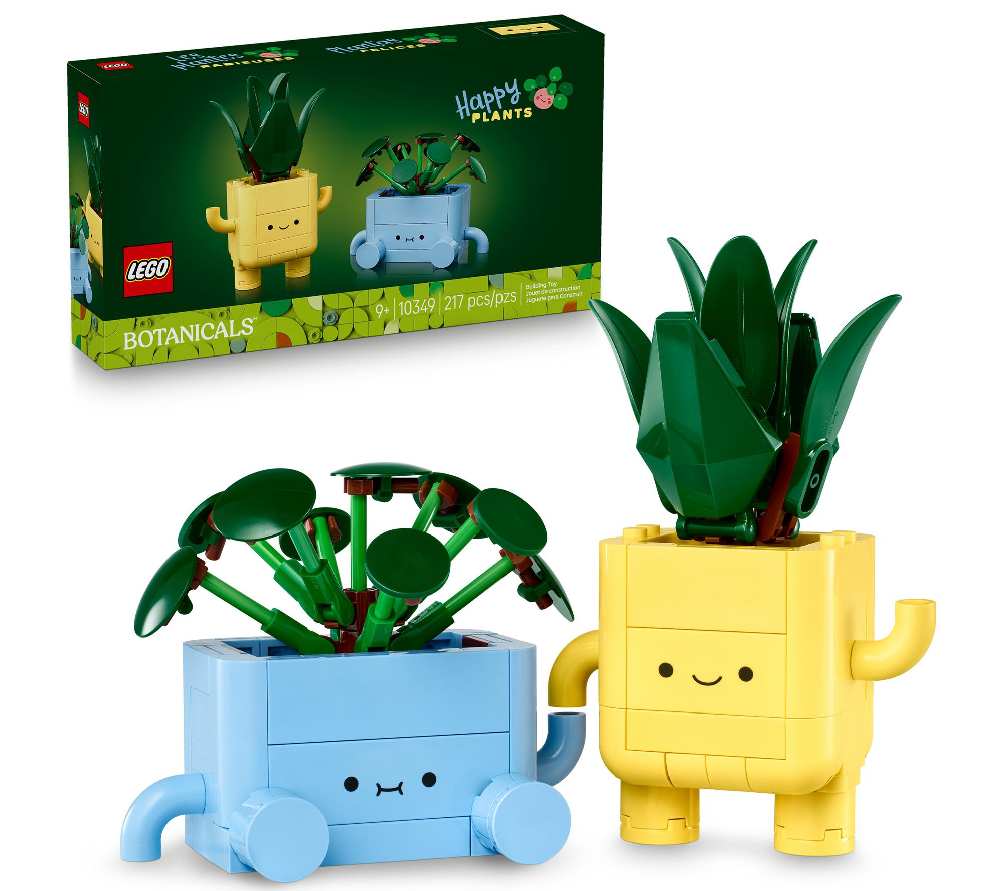 LEGO Botanicals Happy Plants Shelf Decor217-Piece Set