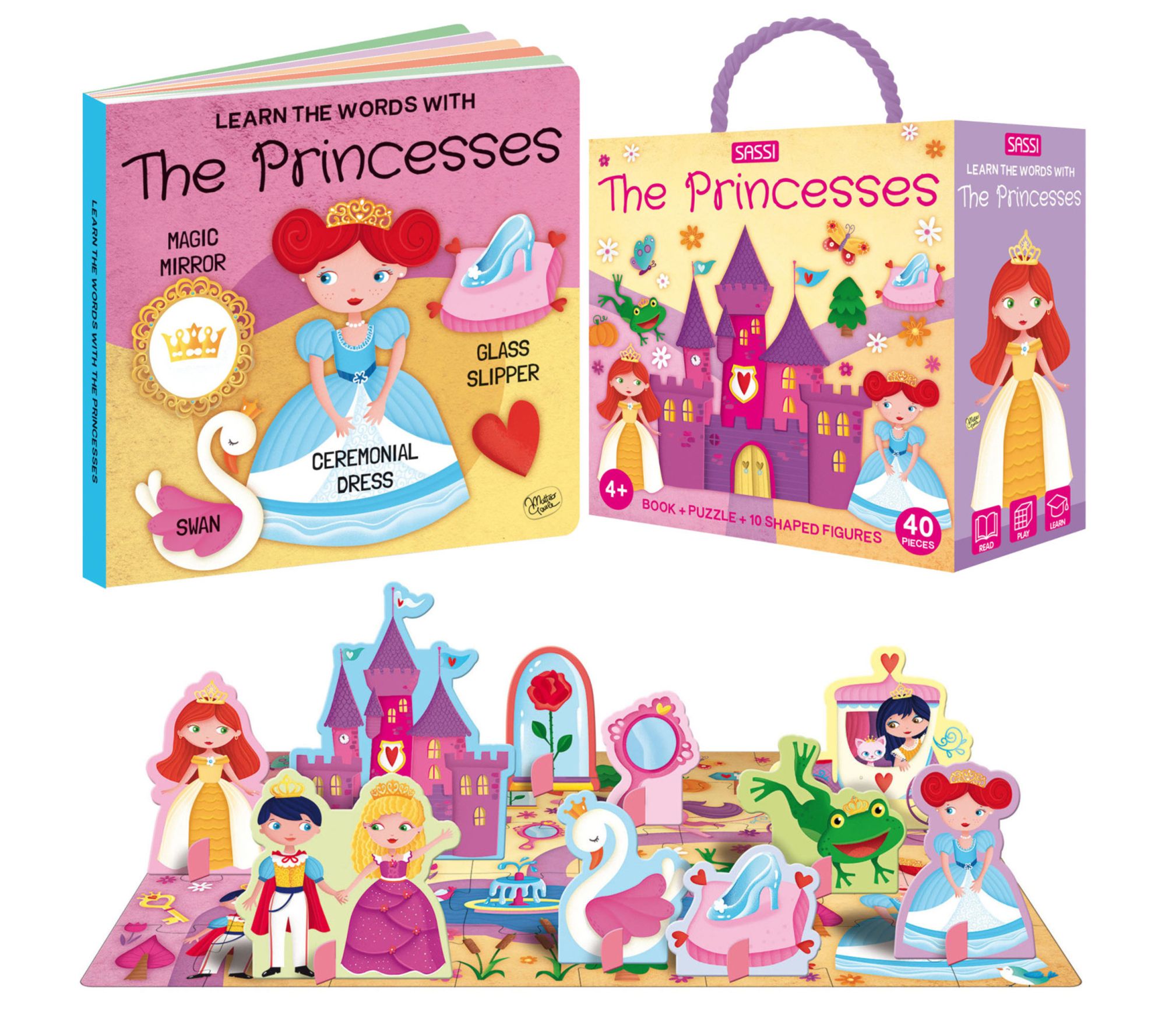 Sassi: Q-Box - The Princesses - Read-Play-LearnEnchanting Set