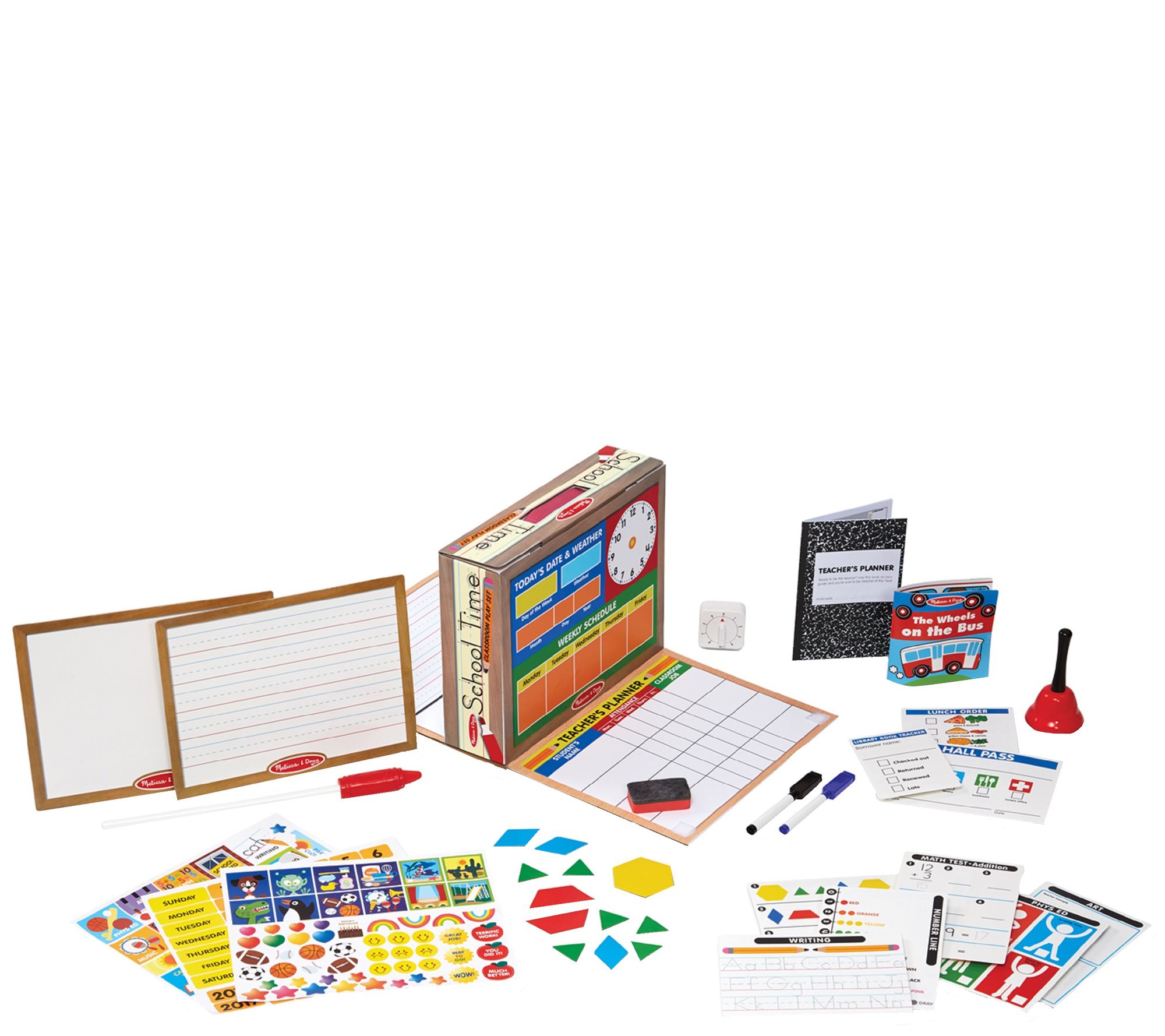 Melissa &amp; Doug School Time! Classroom Play Set - QVC.com