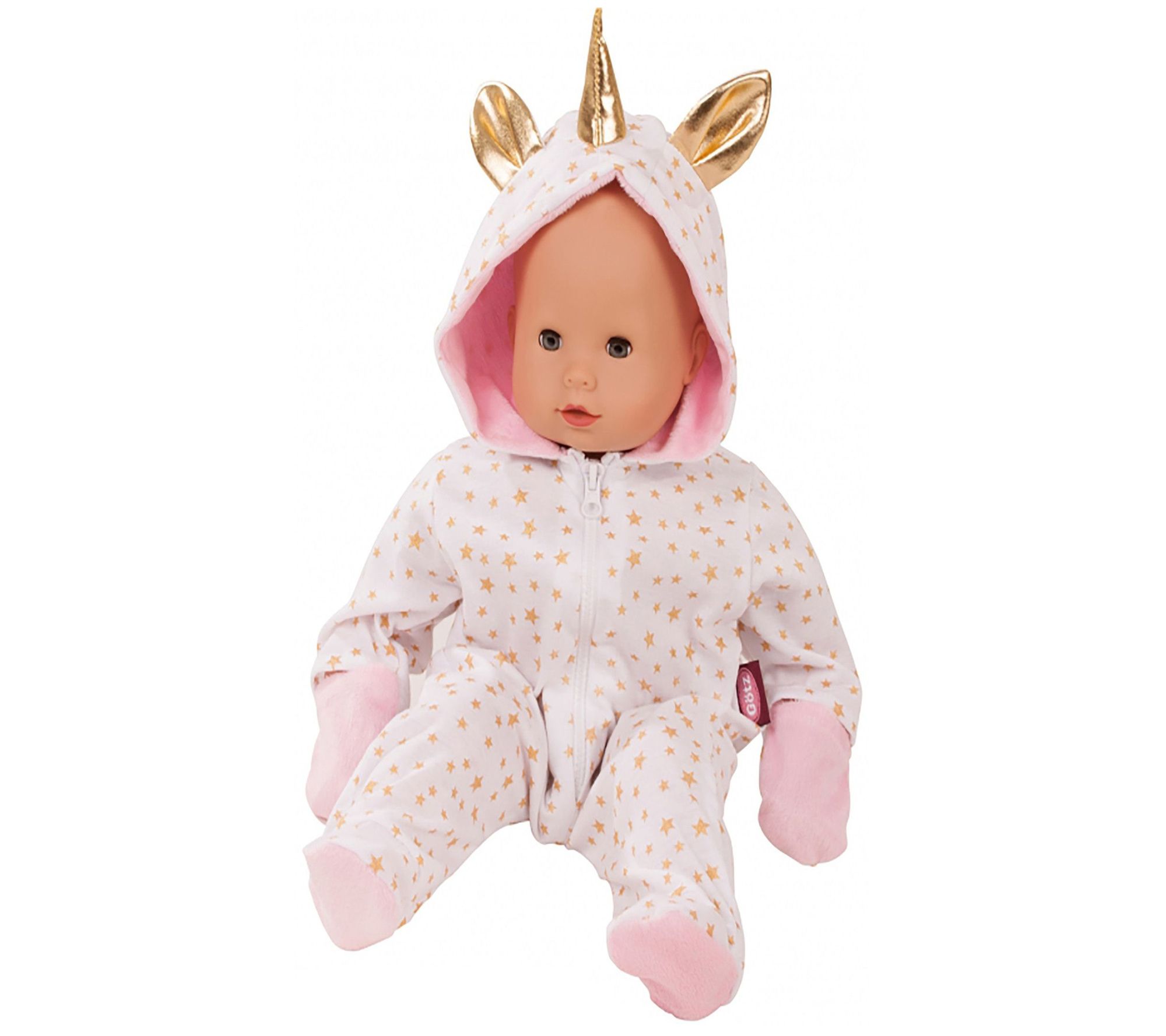 Gotz One Piece Unicorn Costume Pajama Sleeper with Padded Feet