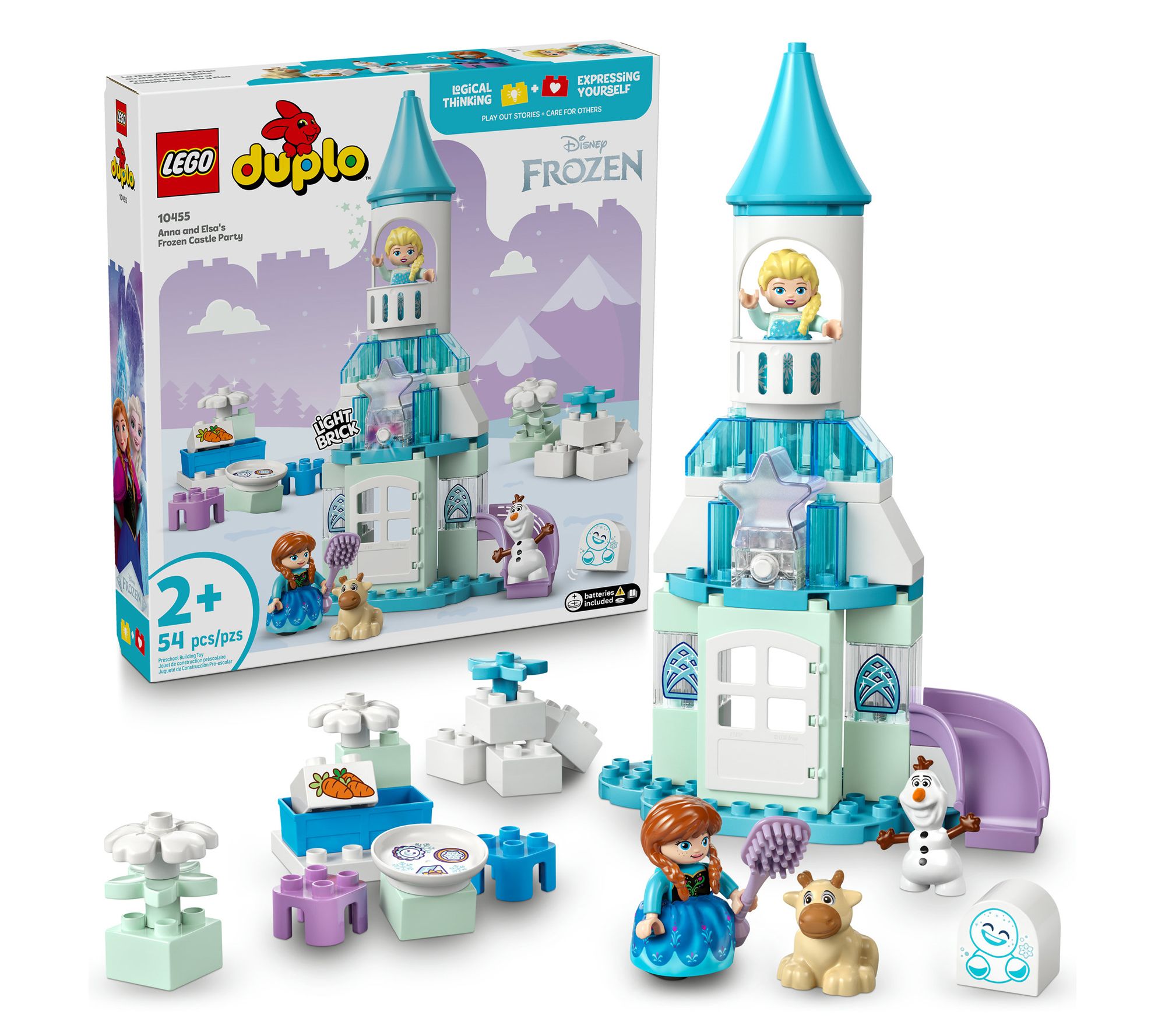LEGO DUPLO Disney Anna and Elsa's Frozen CastleParty Buildabl