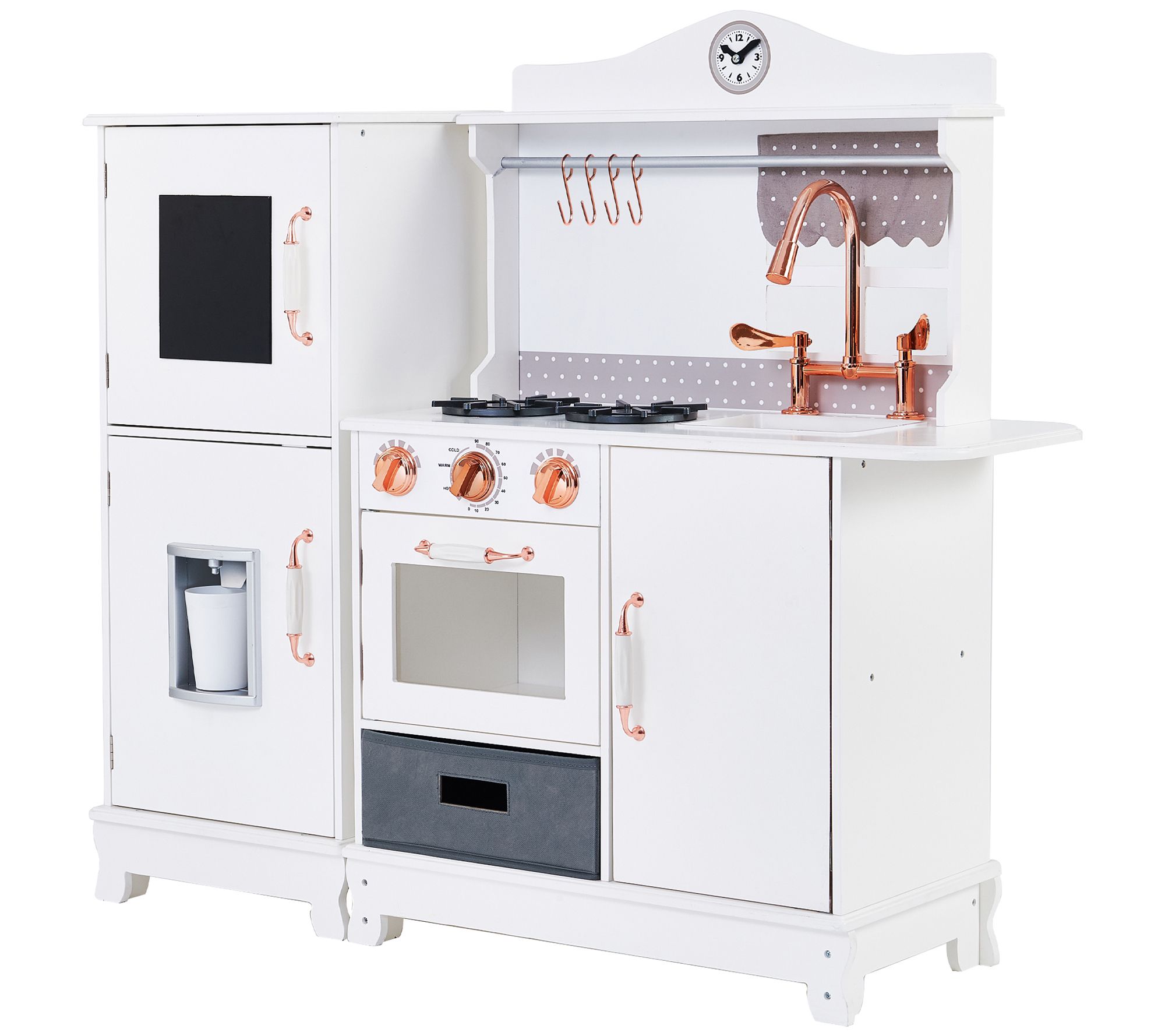 Teamson Kids Marseille Retro Play Kitchen Qvc Com