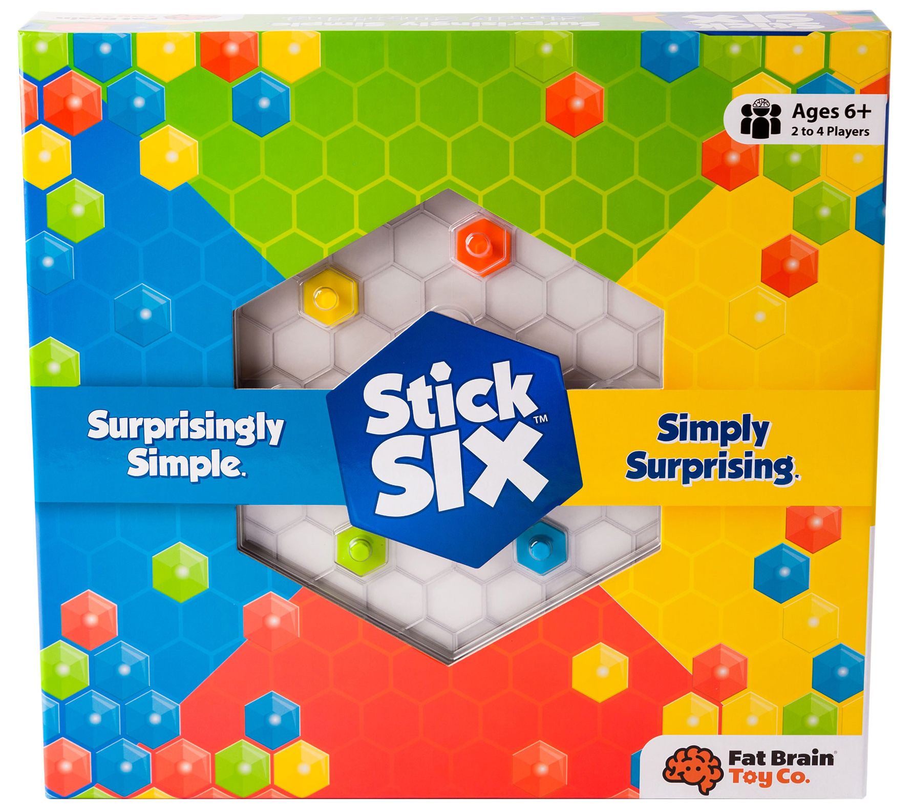 Fat Brain Toy Co Stick Six Strategy Game Qvc Com