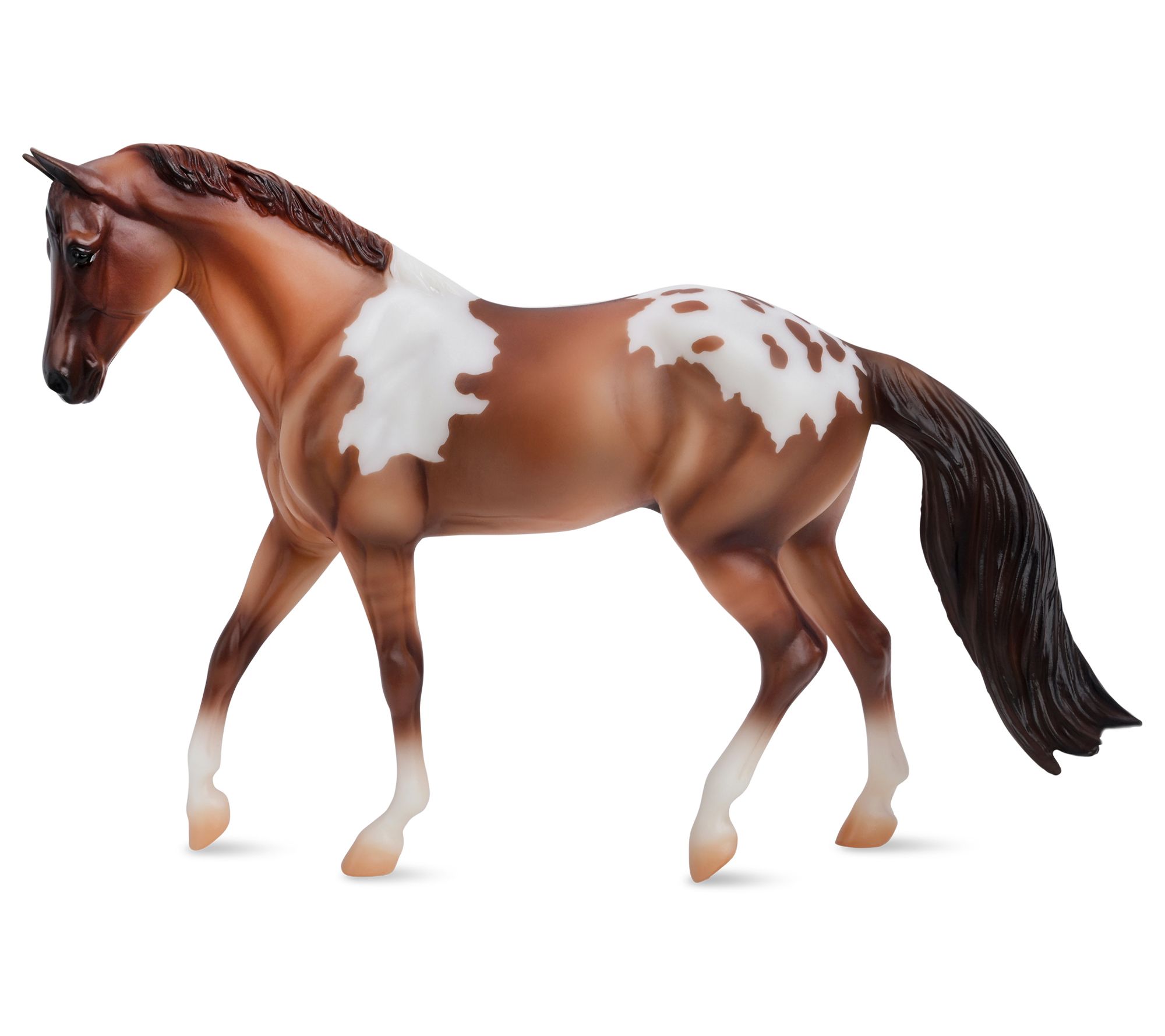 Reeves International Breyer Horses Red Dun Pintaloosa - QVC.com