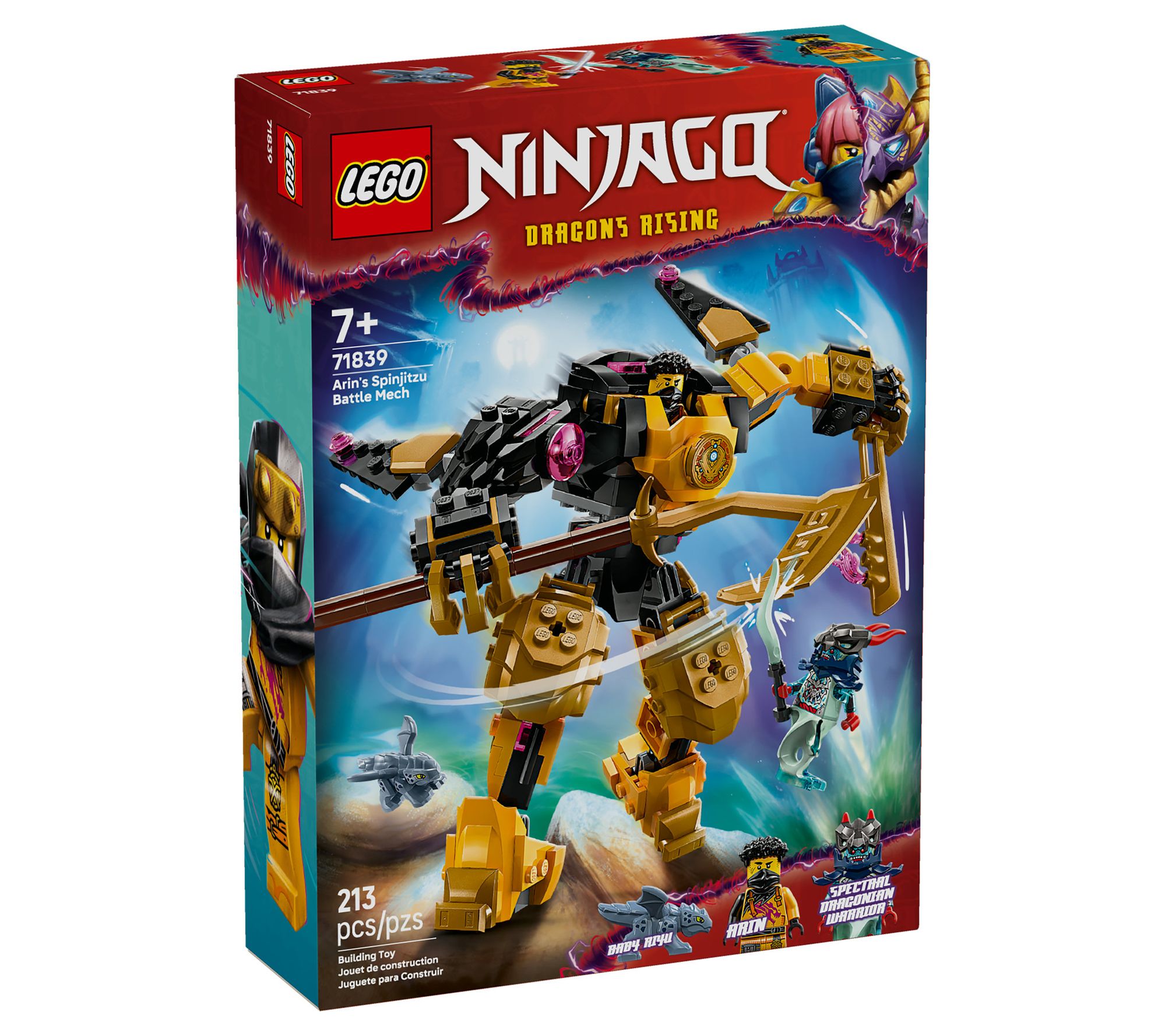 LEGO NINJAGO Arin's Spinjitzu Battle Mech Toy Set 71839