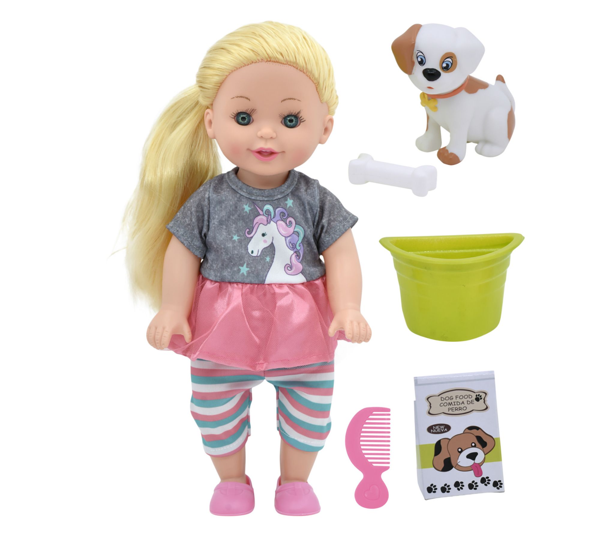 Lil Tots 14in Talking Pet Grooming Playset