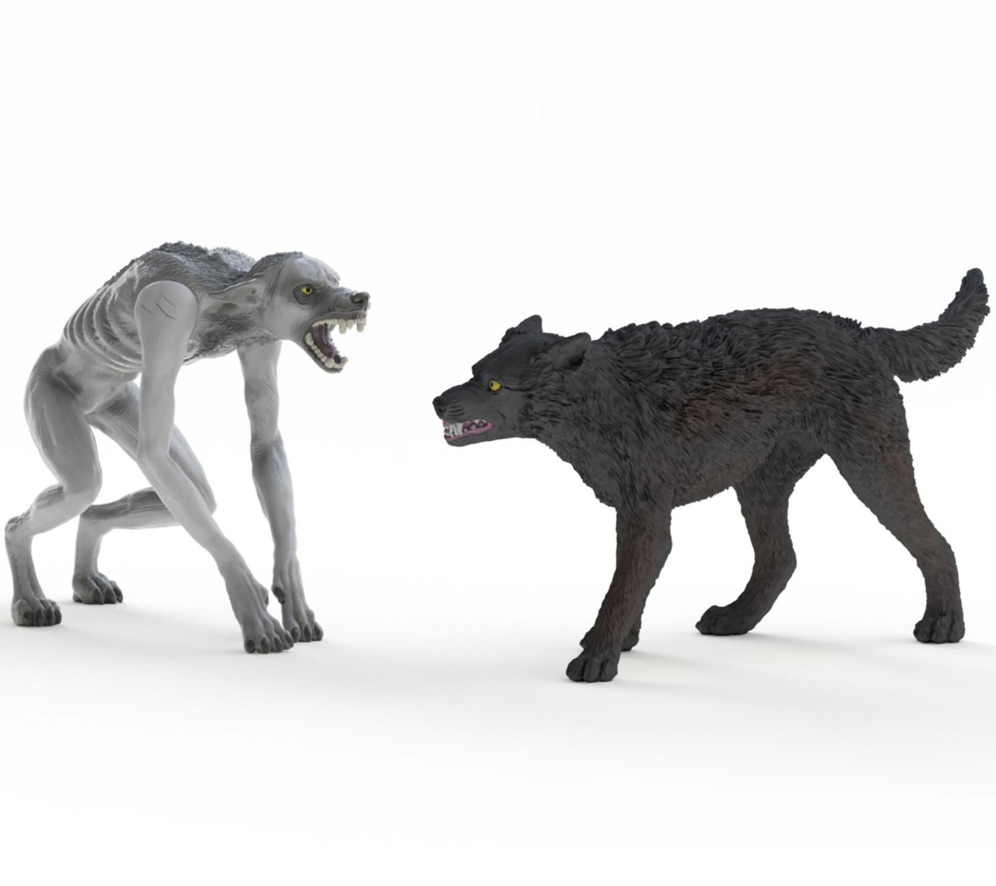 Schleich Wizarding World 2 Figure Set Werewolfvs Animagus