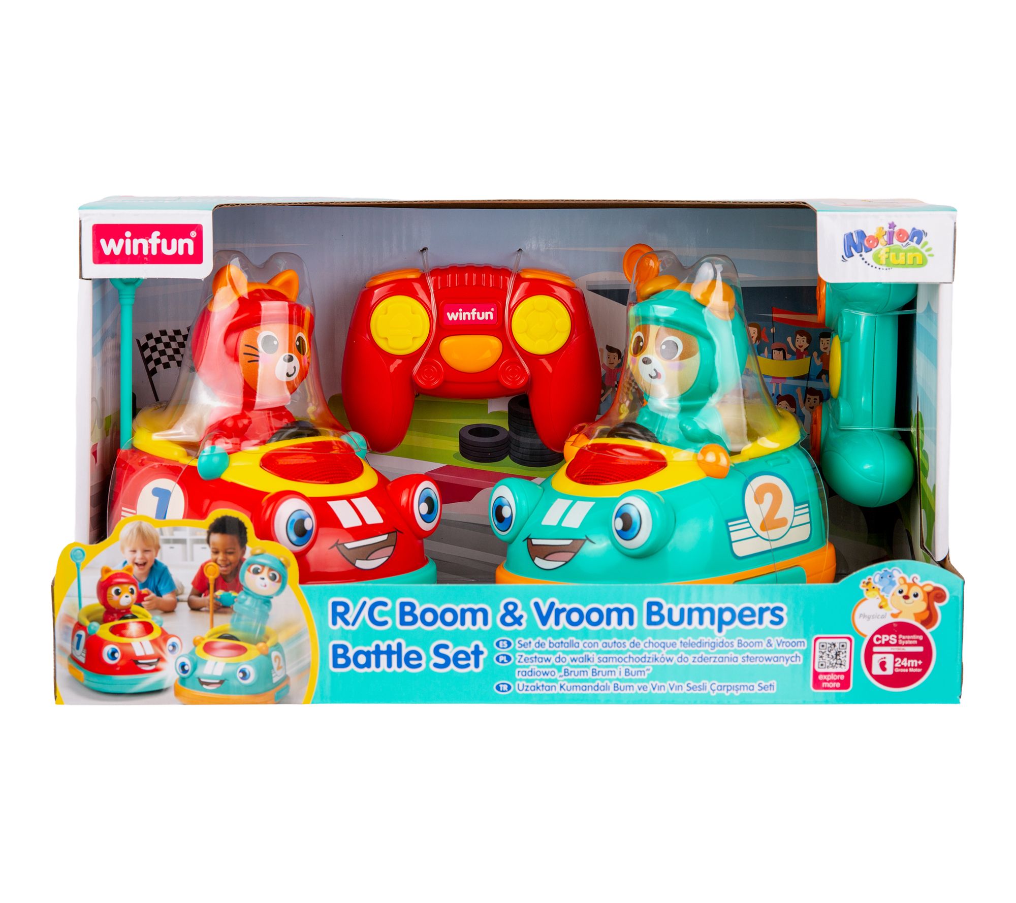 Winfun Remote Control Boom & Vroom Bumpers Battle Set