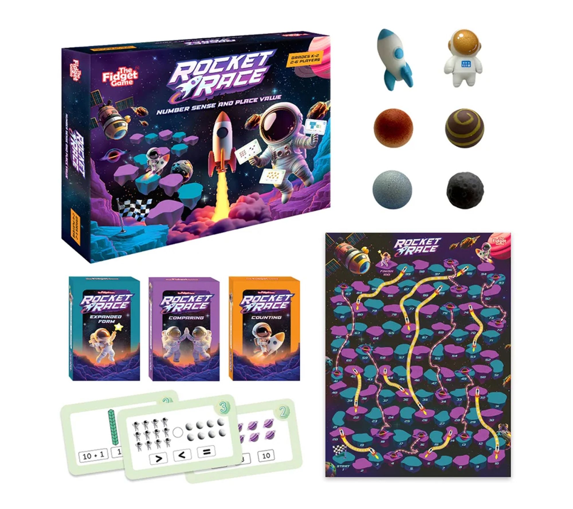 The Fidget Game Rocket Race