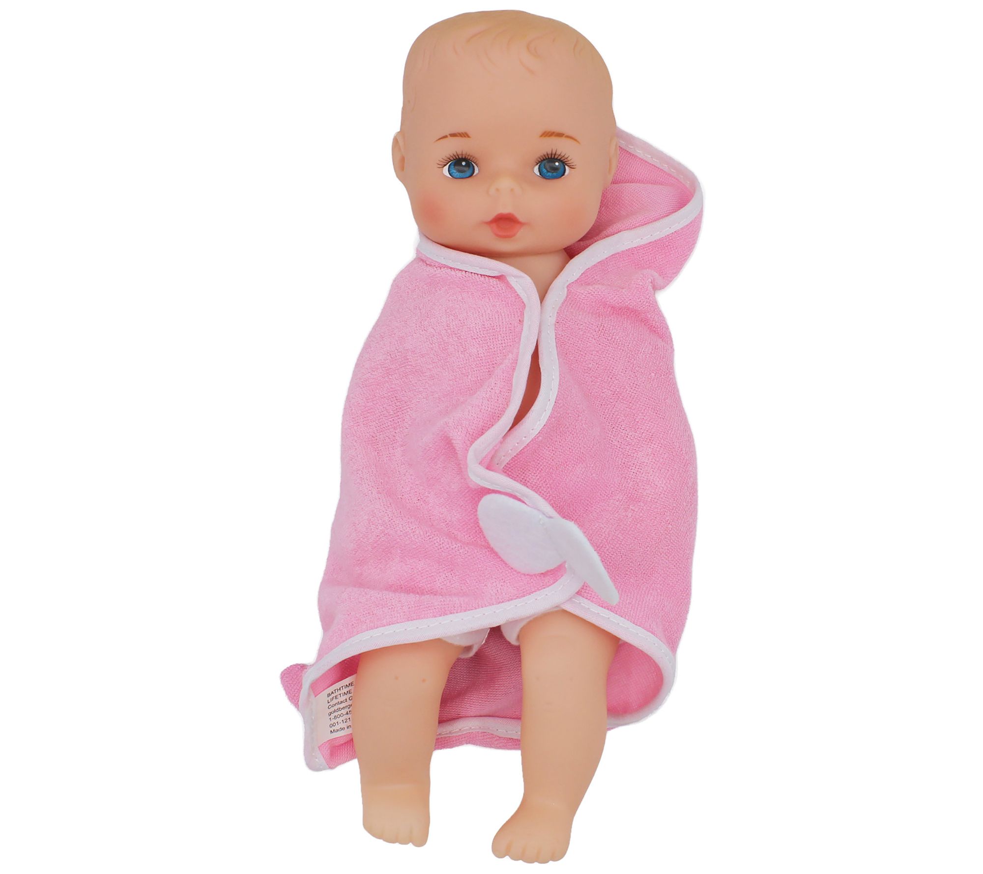 Baby's First Bathtime with Softina Pink Toy Doll