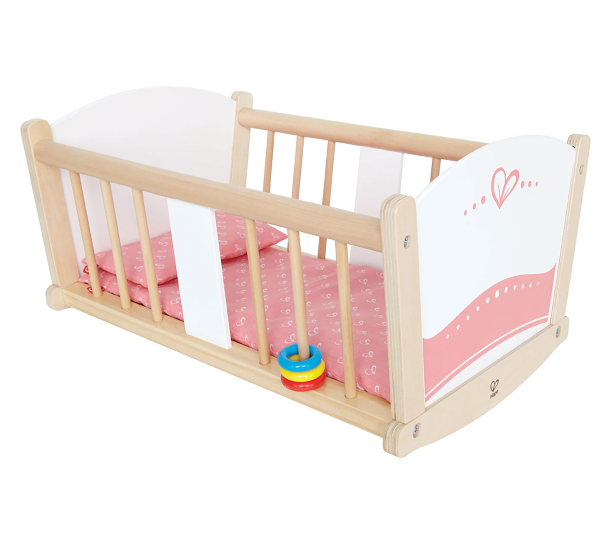 Hape Rock-A-Bye Toy Baby Doll Cradle