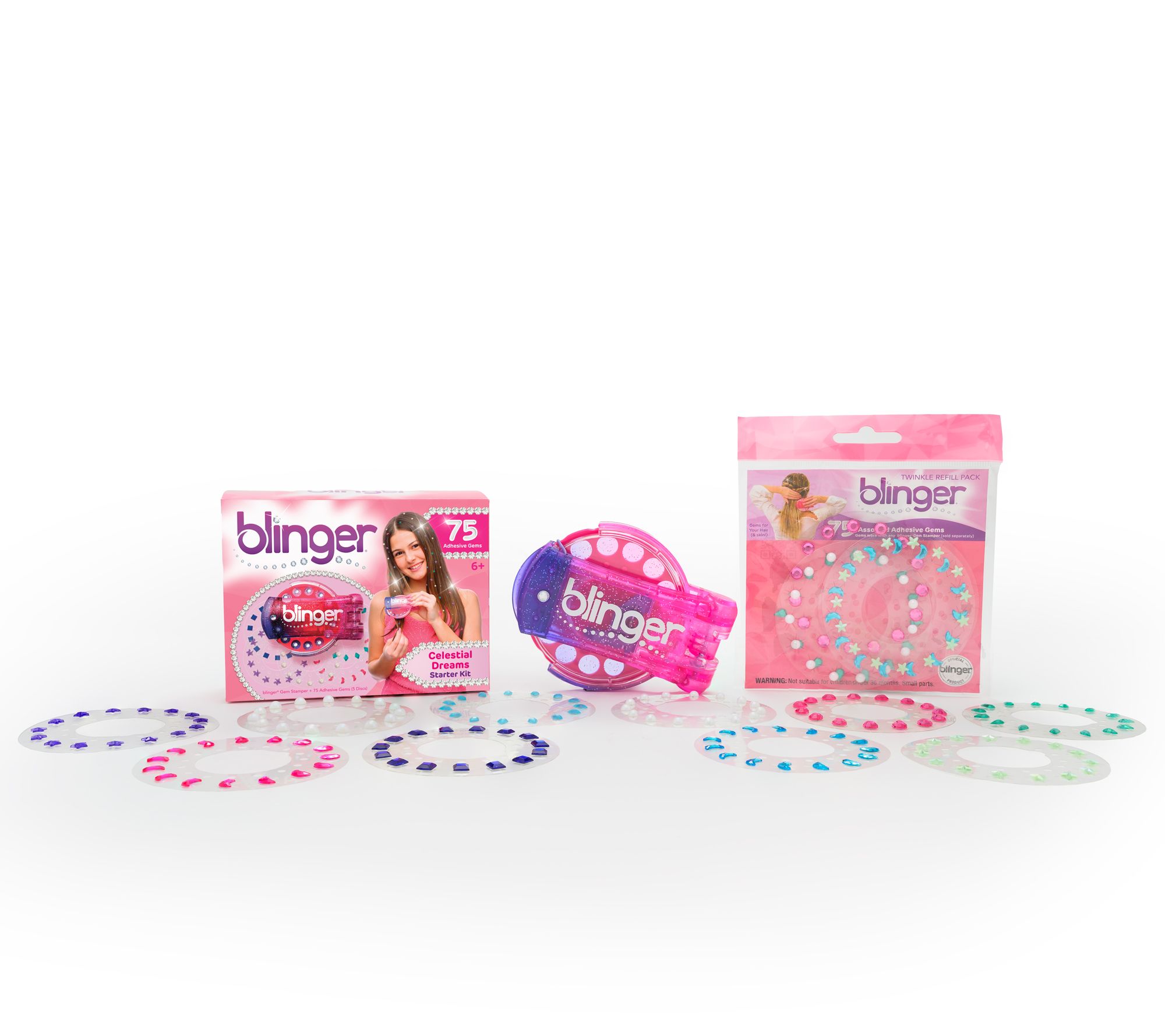 blinger Gem Stamper Celestial Dreams Set with 150 Rhinestones
