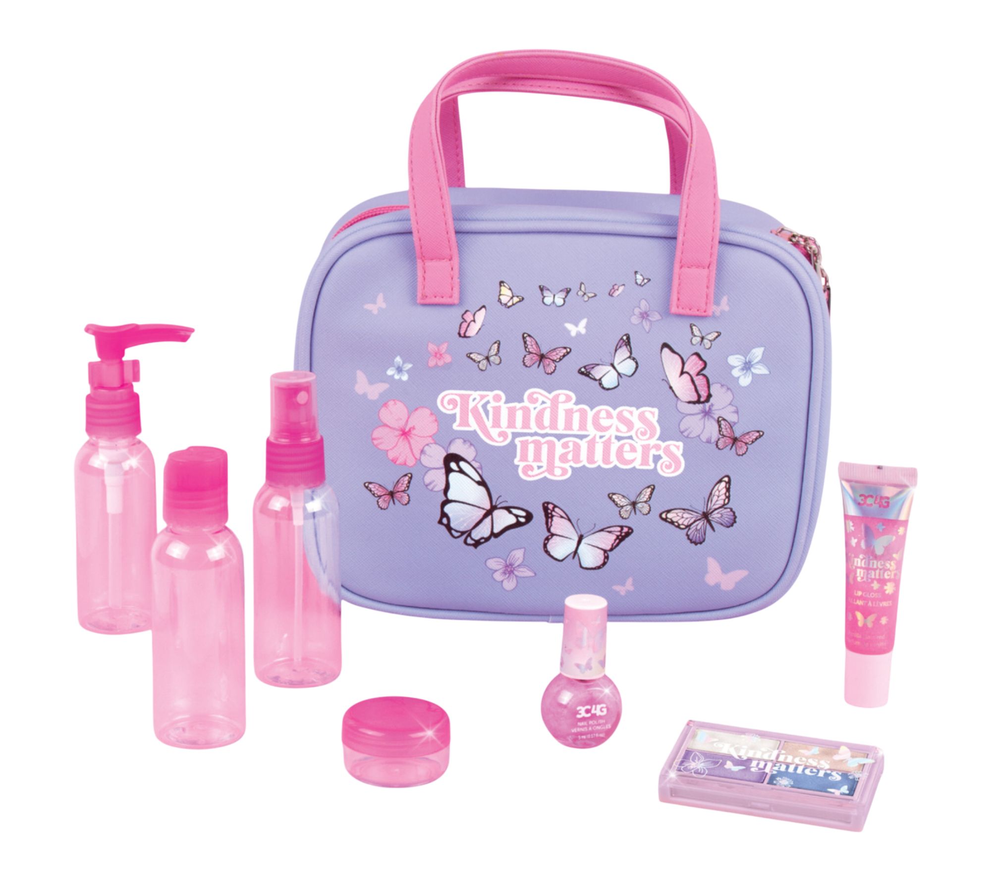 Three Cheers for Girls Butterfly Travel Cosmetic Set