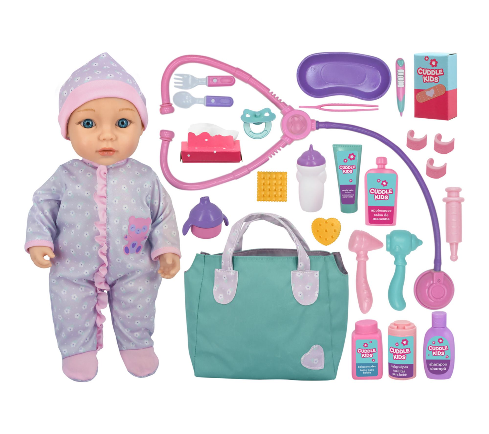 Cuddle Kids: Baby's First Check Up - 15" Doll