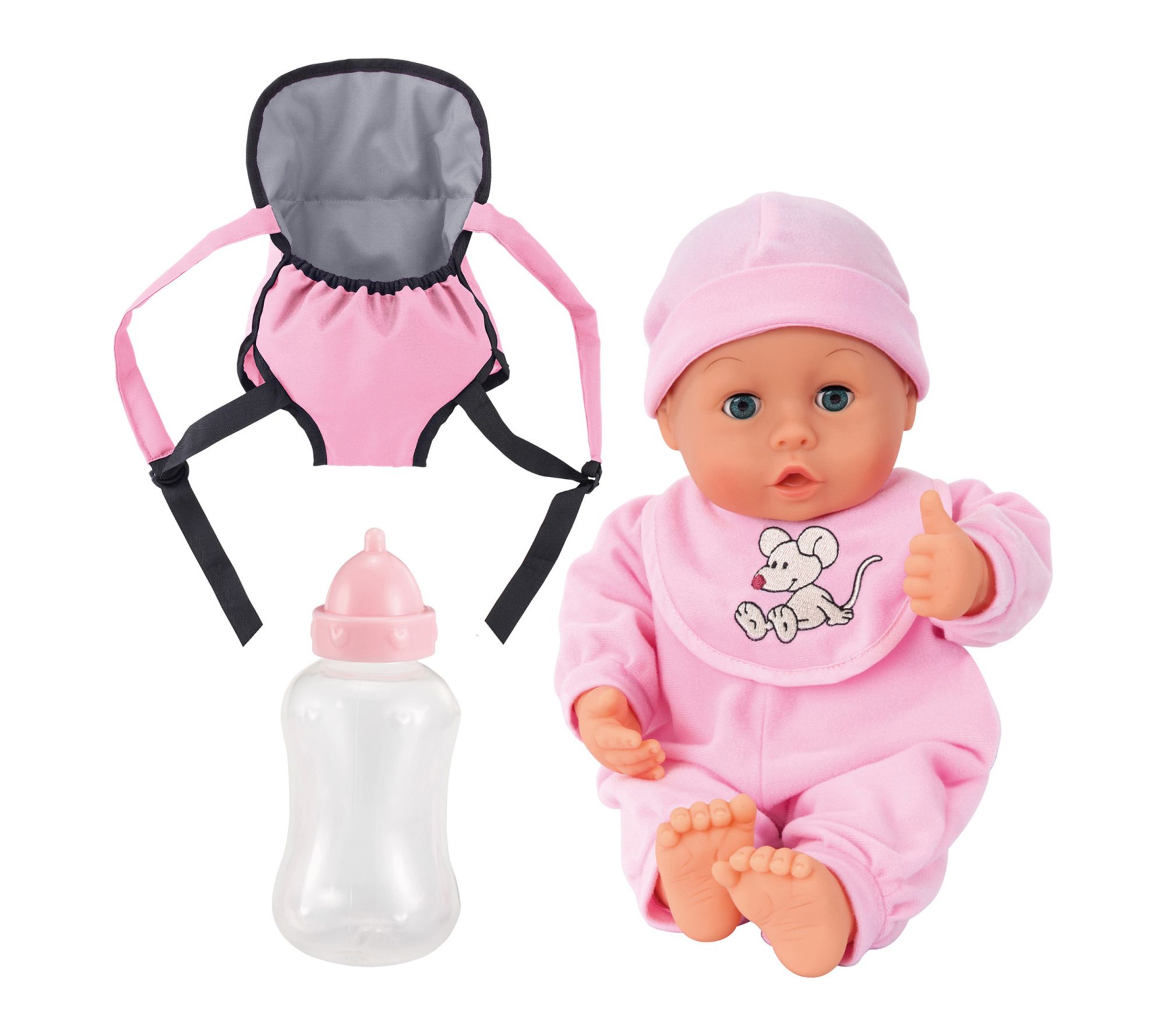 Bayer Design My First Words Baby Doll Carrier Set