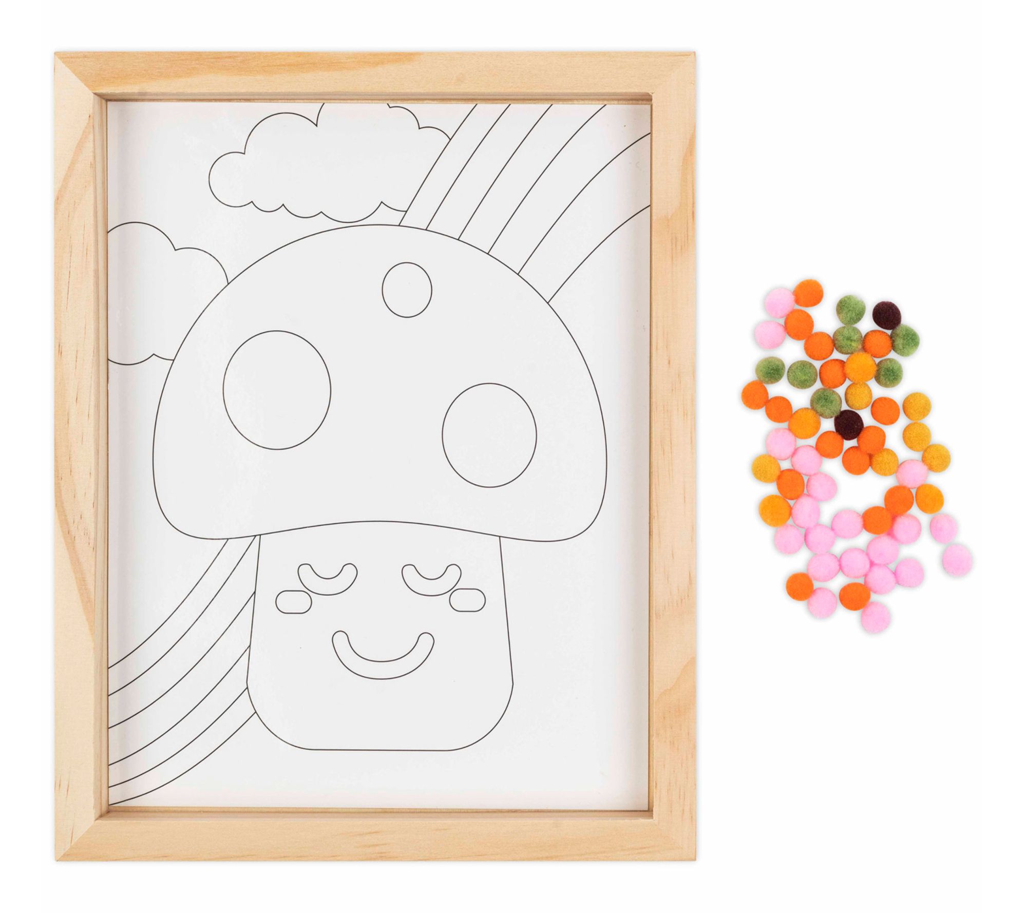Vivid by Brea Reese Pom Art Kit Fuzzy Mushroom