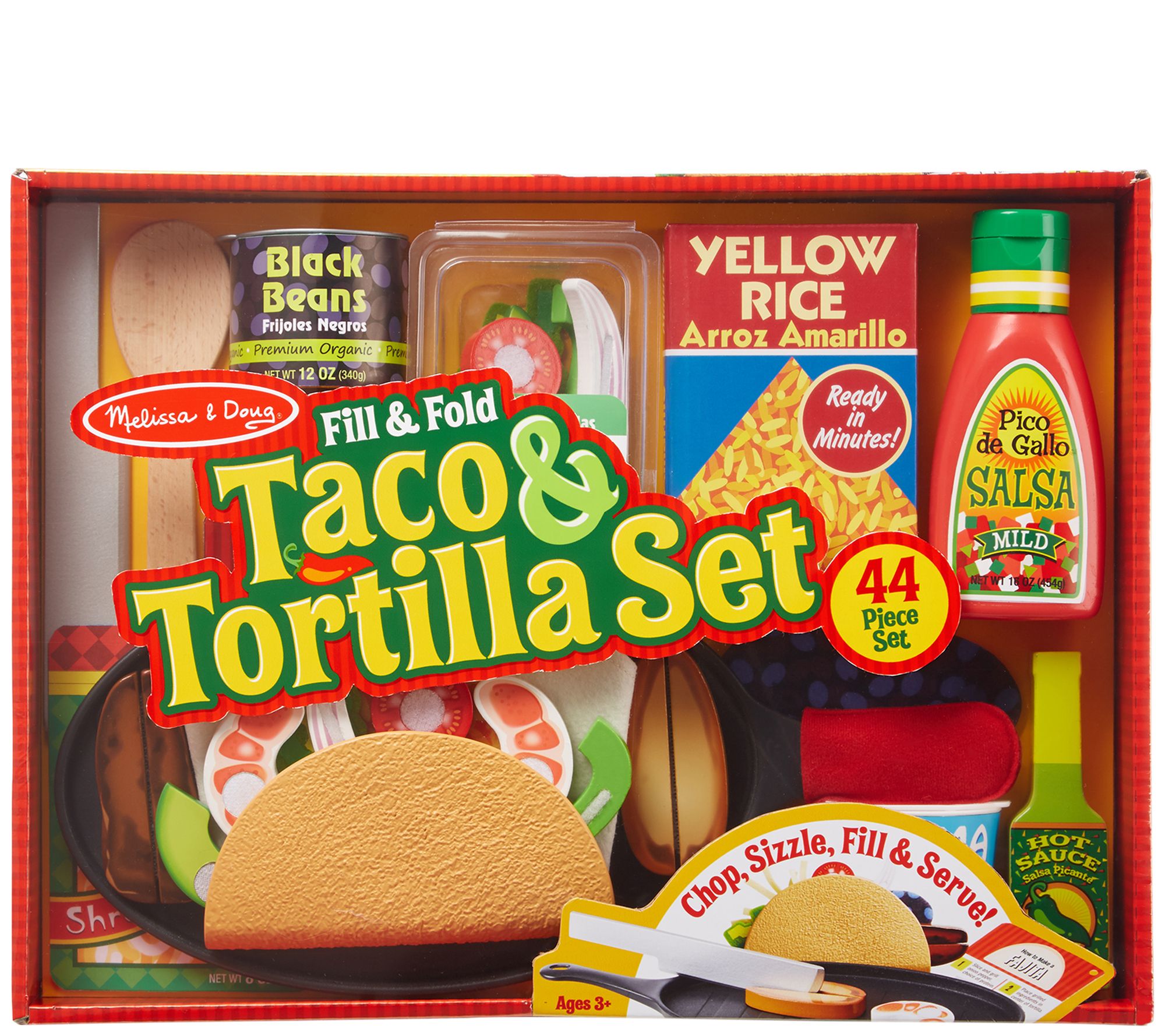 Melissa & Doug Taco and Tortilla Set 44pc for sale online 