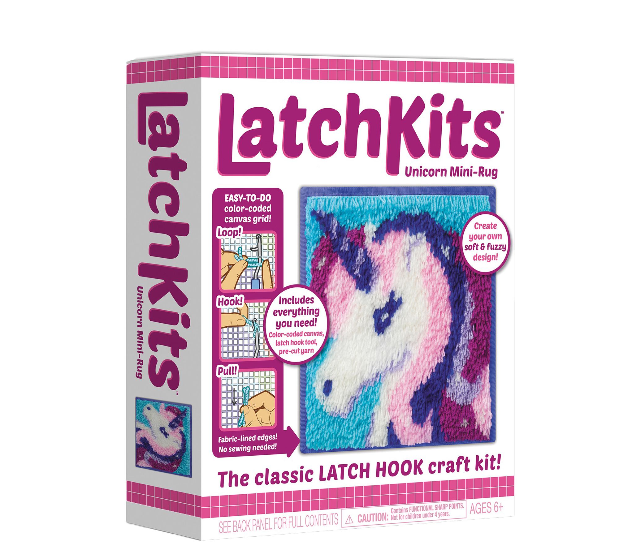 Kahootz Toys LatchKits Unicorn Mini Rug