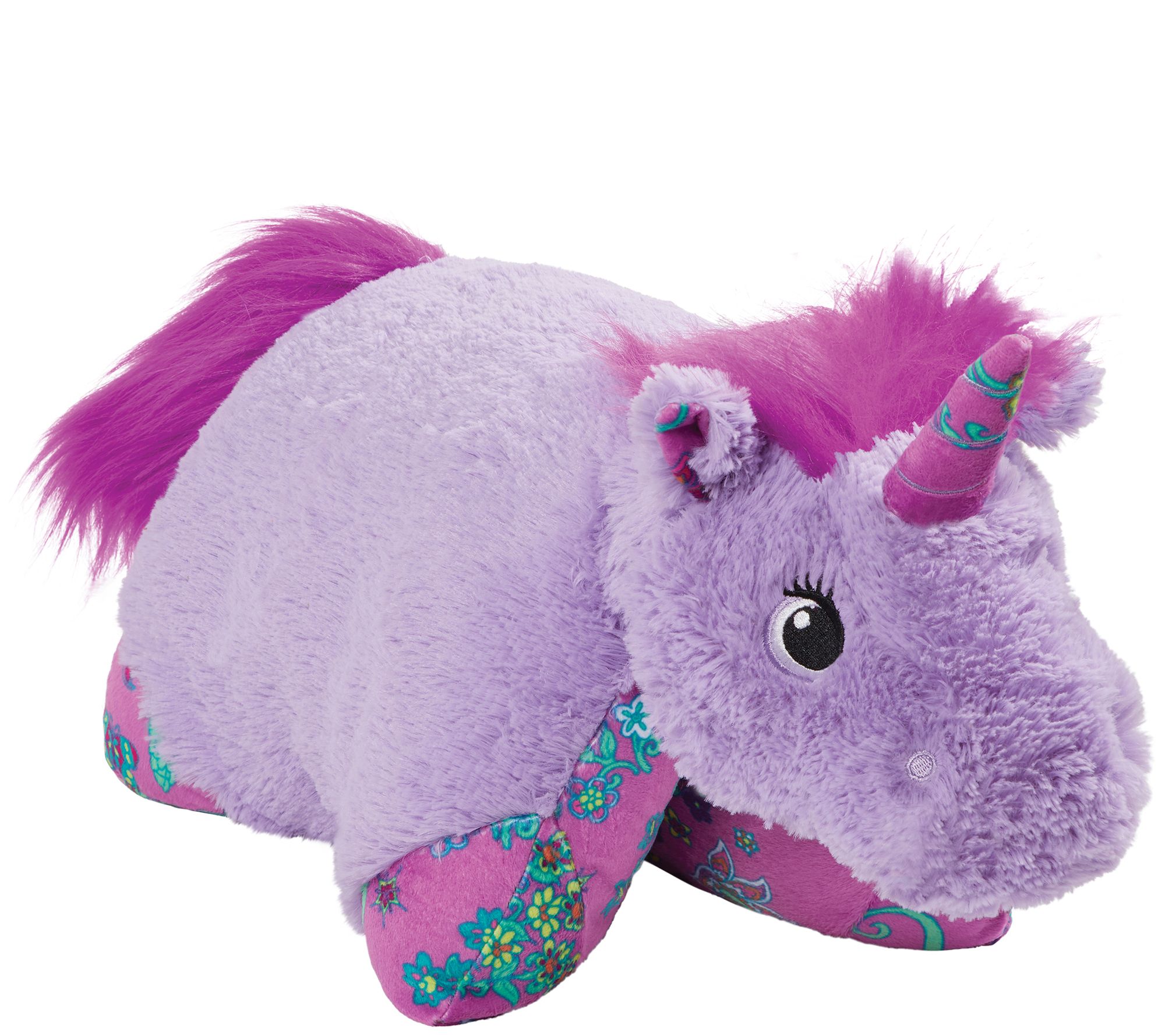 Pillow Pets Colorful Lavender Unicorn Page 1 Qvc Com
