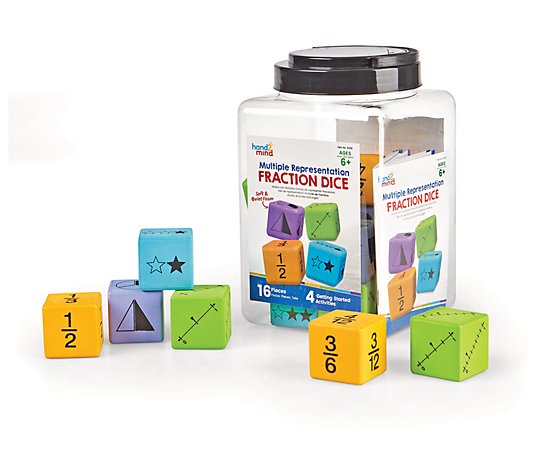 hand2mind Multiple Representation Fractions Dice