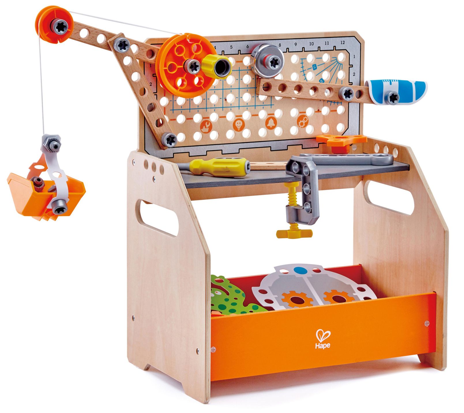 Hape Junior Inventor Discovery Scientific Workbench - 58 Piec