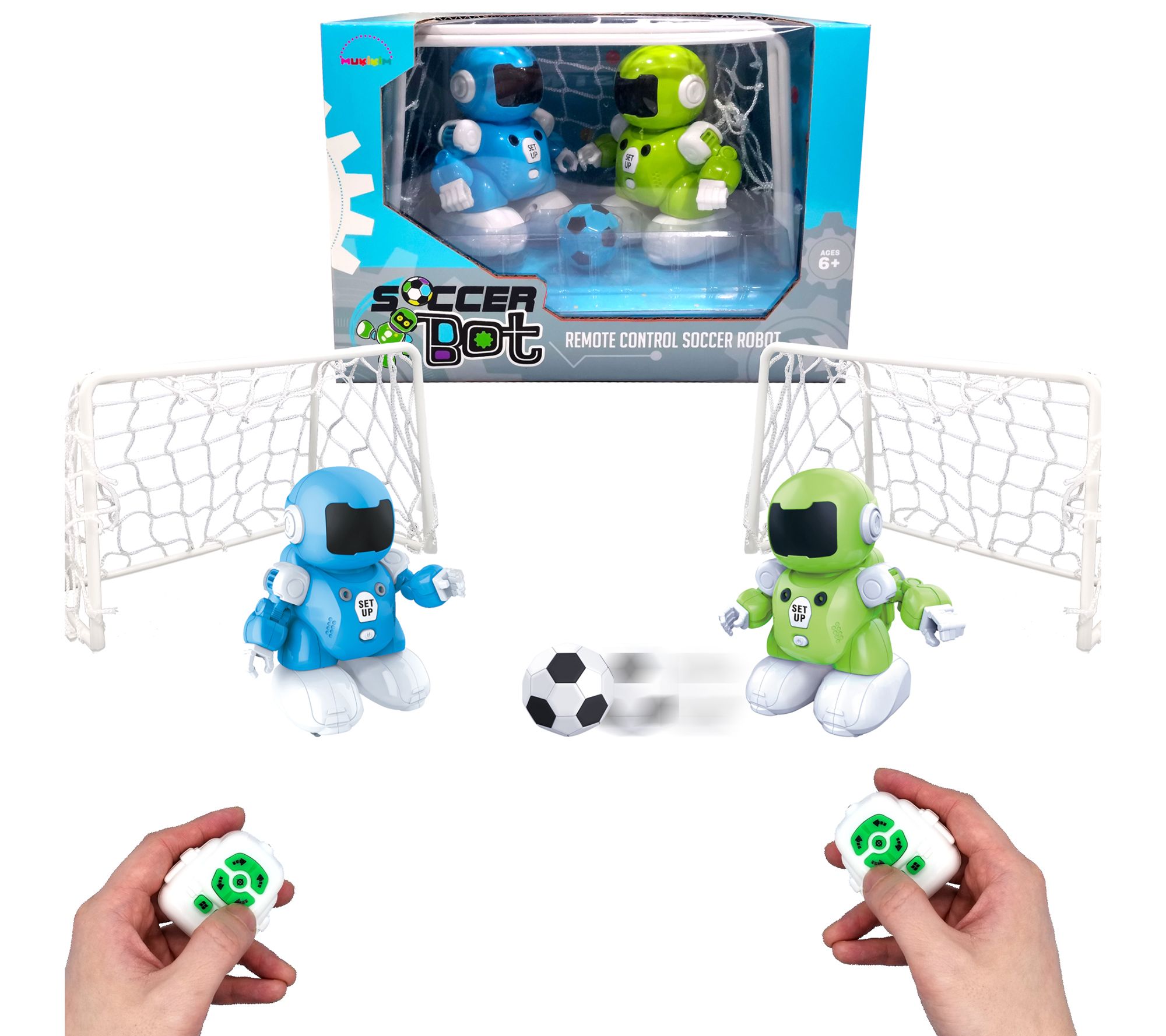 MukikiM SoccerBot Toy Set