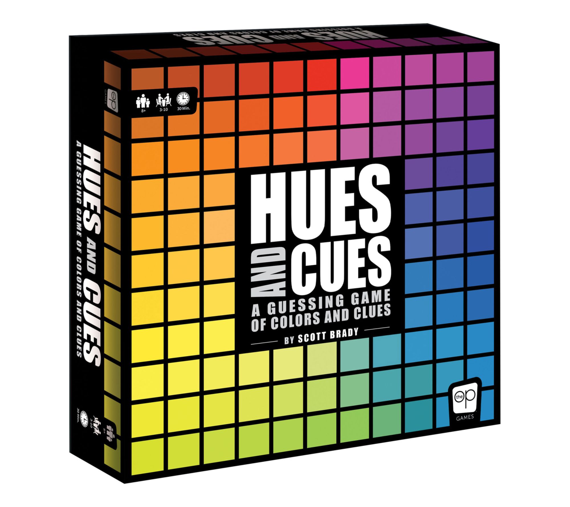 USAopoly Hues & Cues A Guessing Game Of Colors& Clues