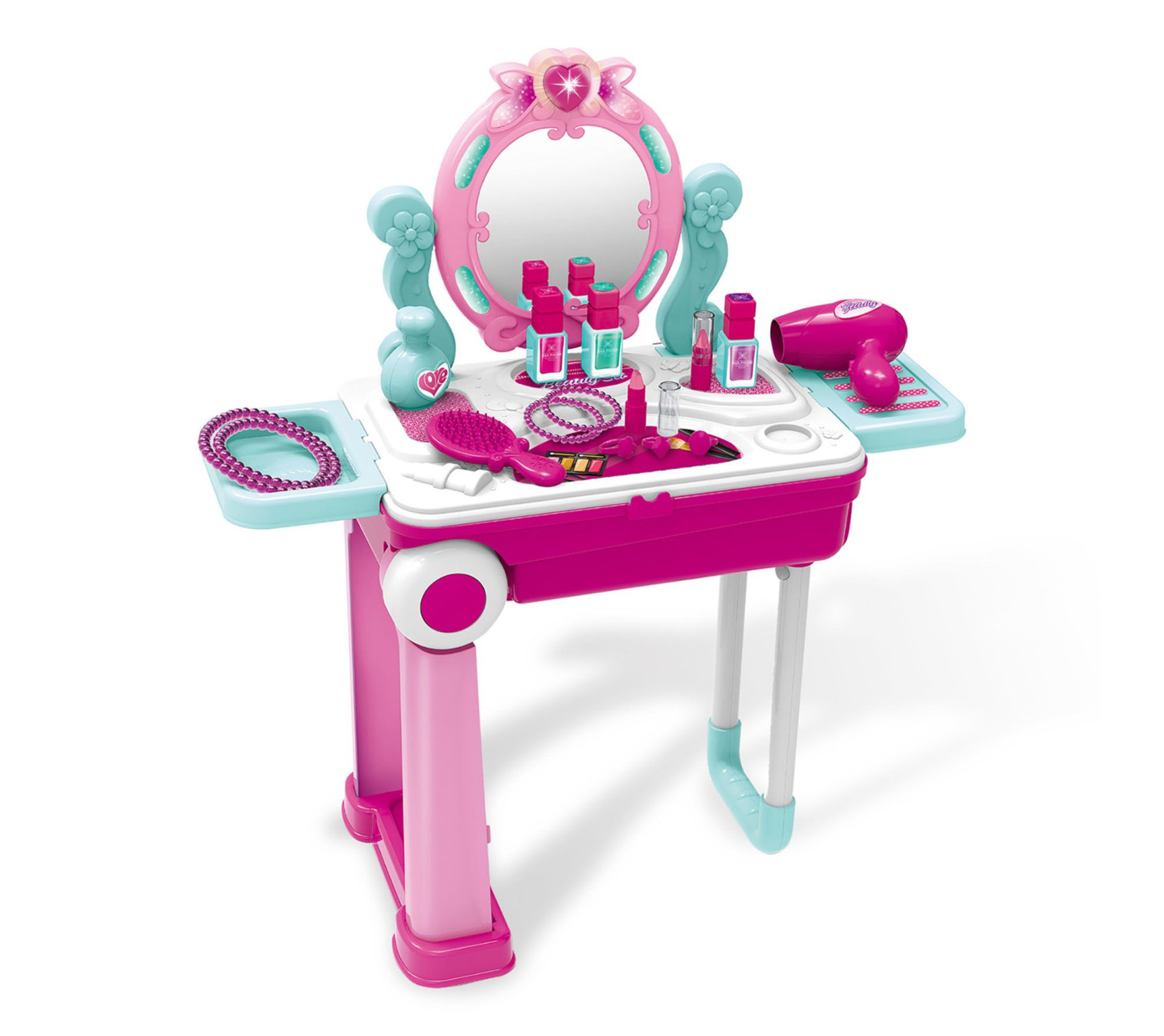 Kid Galaxy On-the-Go Carry-On Pretend Play Vanity