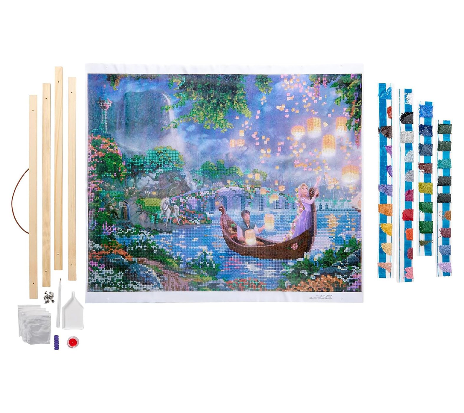 RoseArt Disney Dreams Diamond Art - Rapunzel Lantern Gem Kit