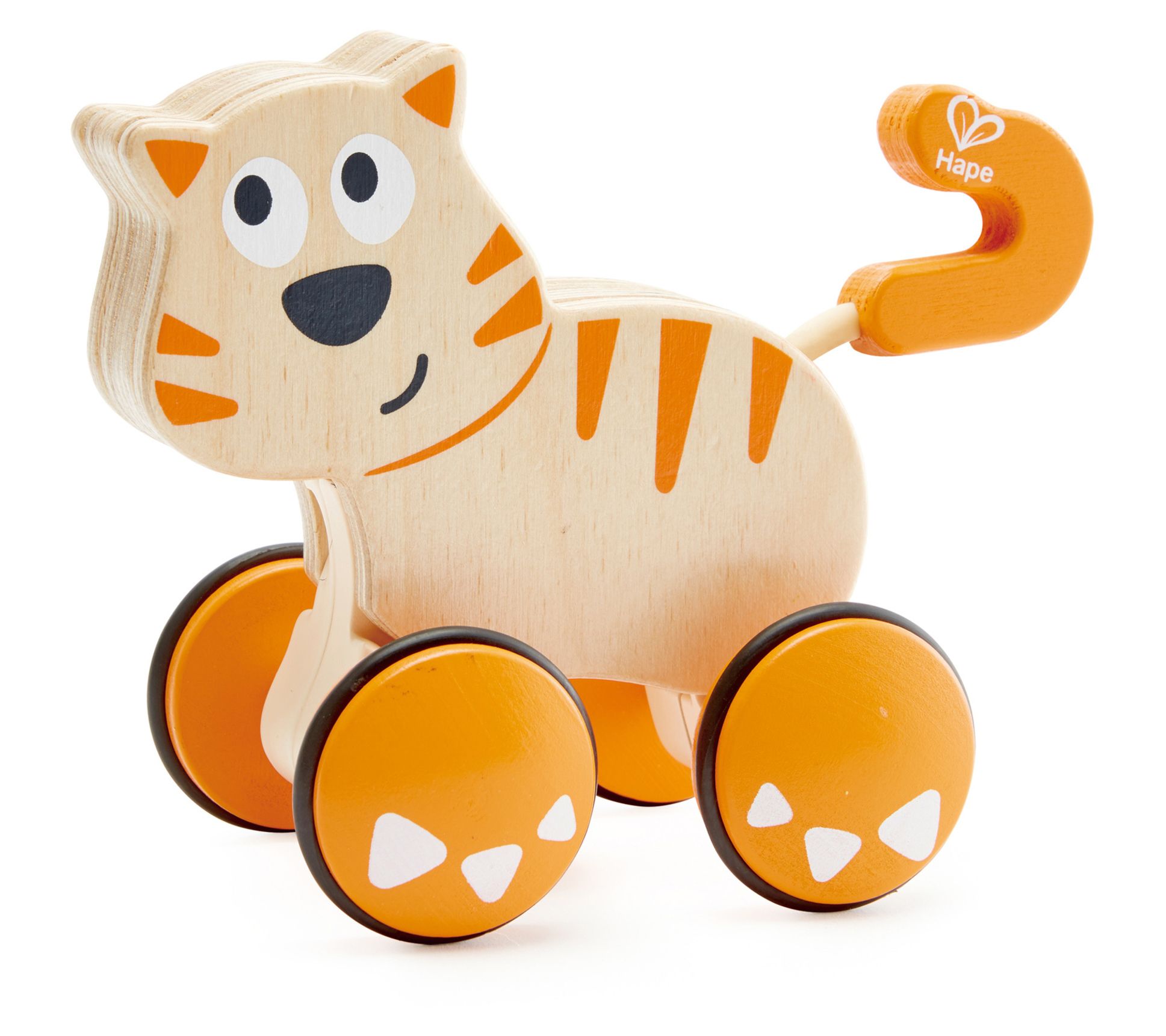 Hape Dante Wooden Cat Push & Release Toy