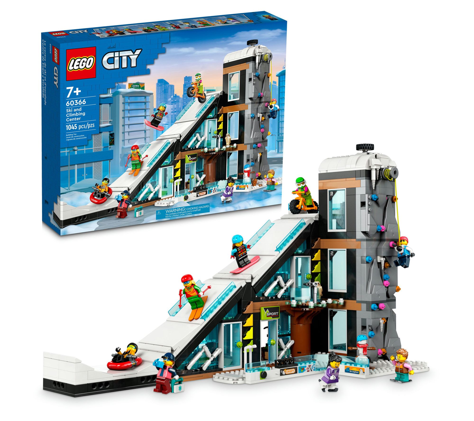 LEGO City Ski and Climbing Center 60366 BuildinSet - 1045 Pc