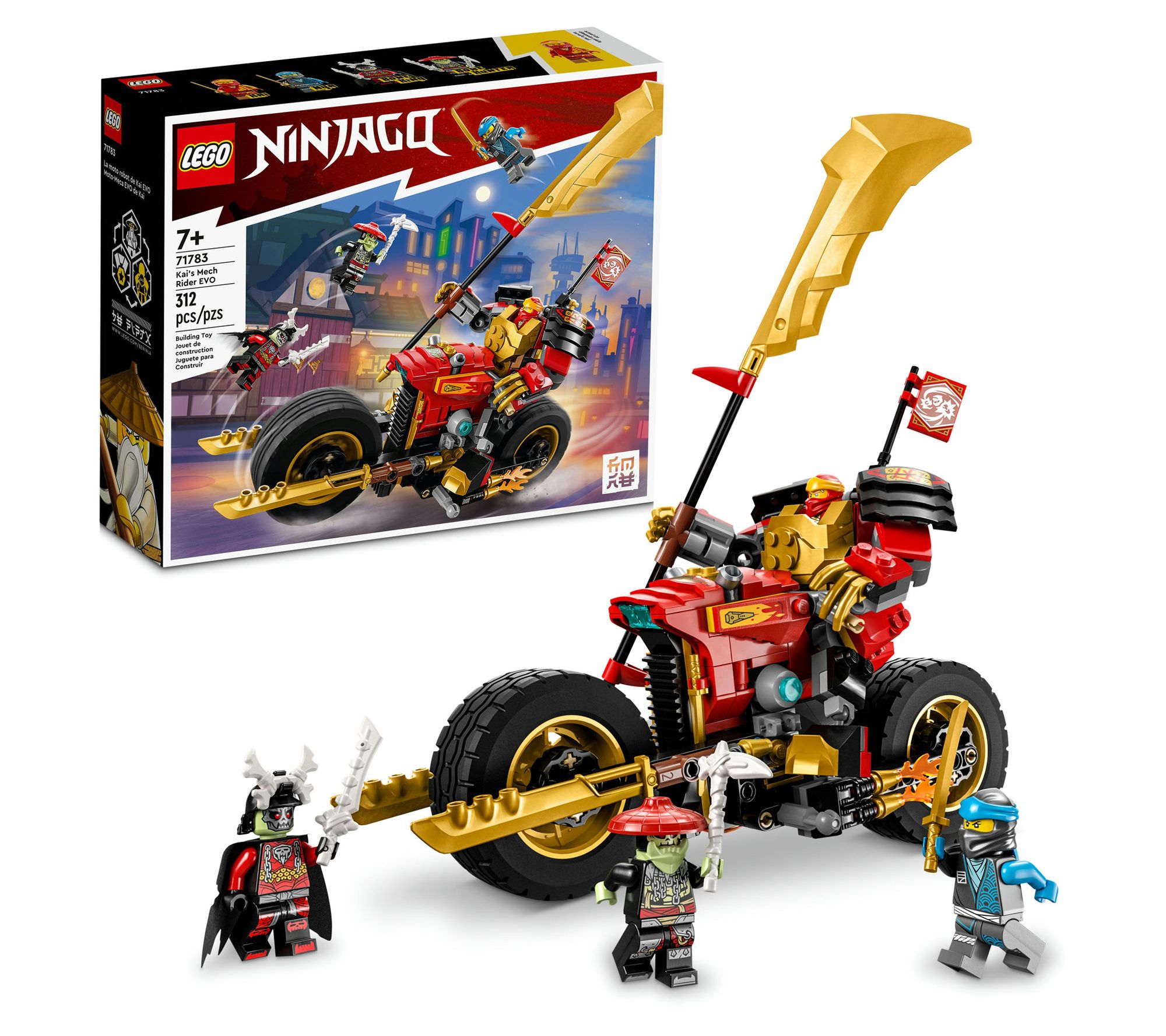 LEGO NINJAGO Kai's Mech Rider EVO 71783 Building Set - 312 Pcs